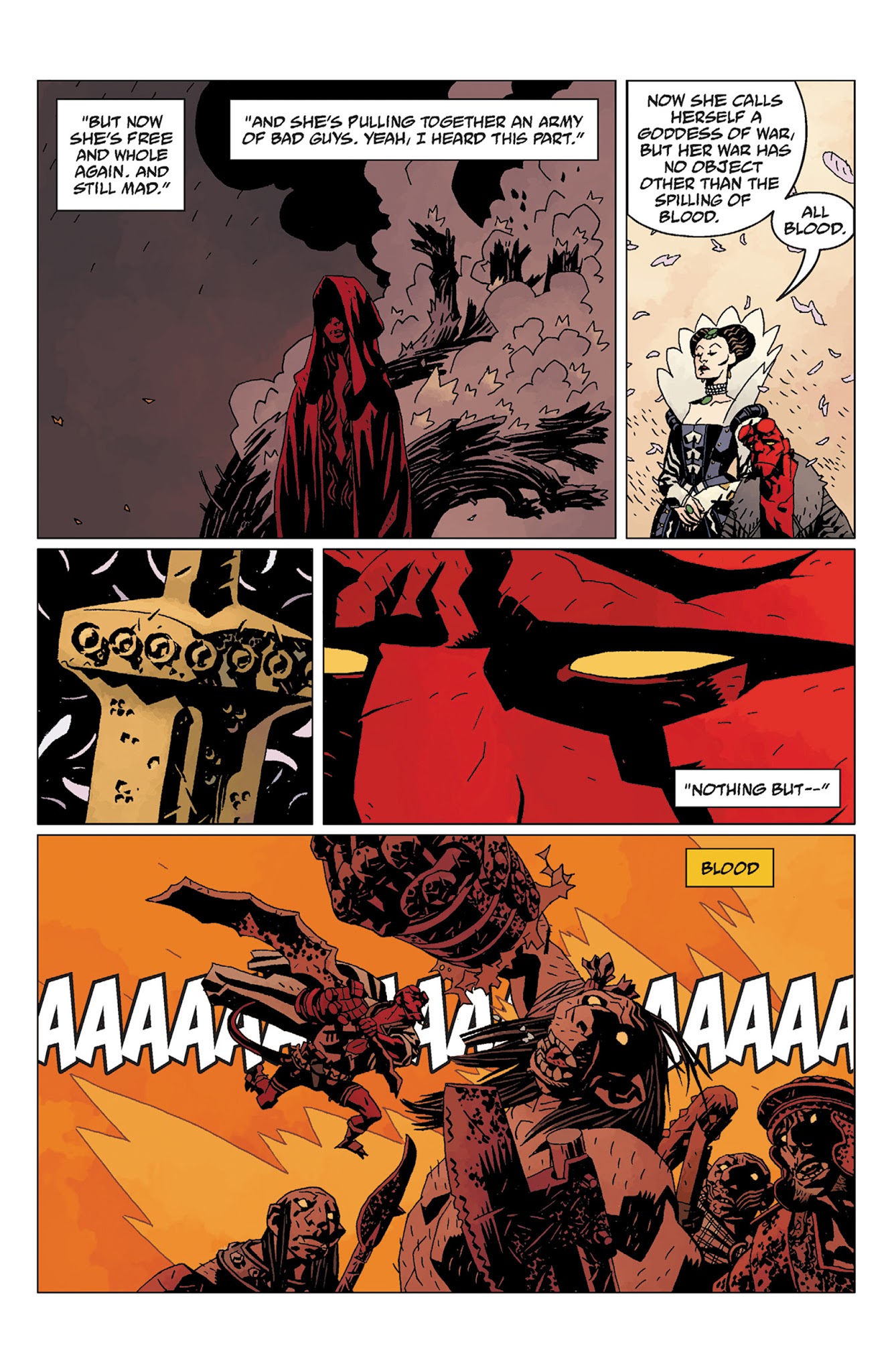 Read online Hellboy: The Wild Hunt comic -  Issue # TPB - 128