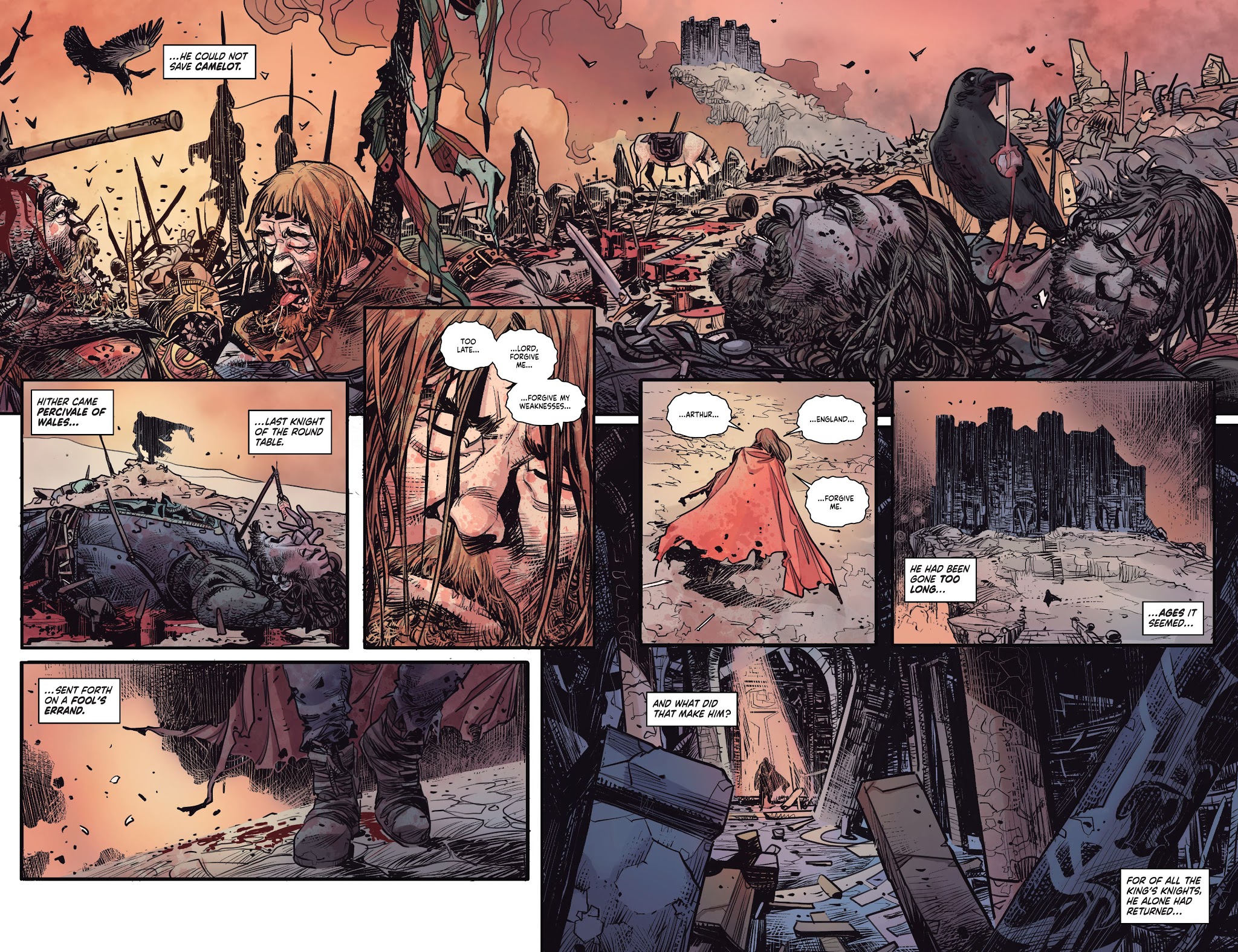 Read online Unholy Grail comic -  Issue #1 - 4