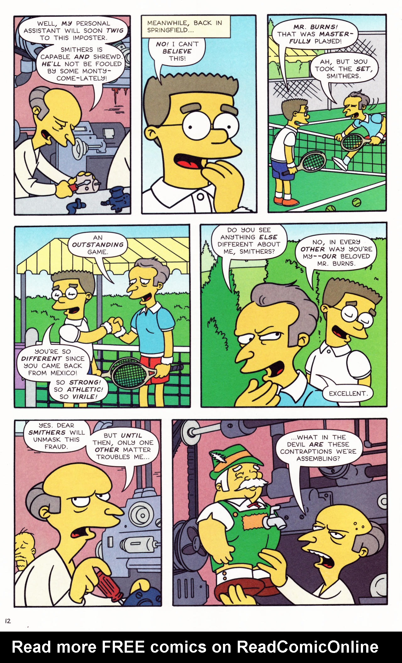 Read online Simpsons Comics comic -  Issue #132 - 12