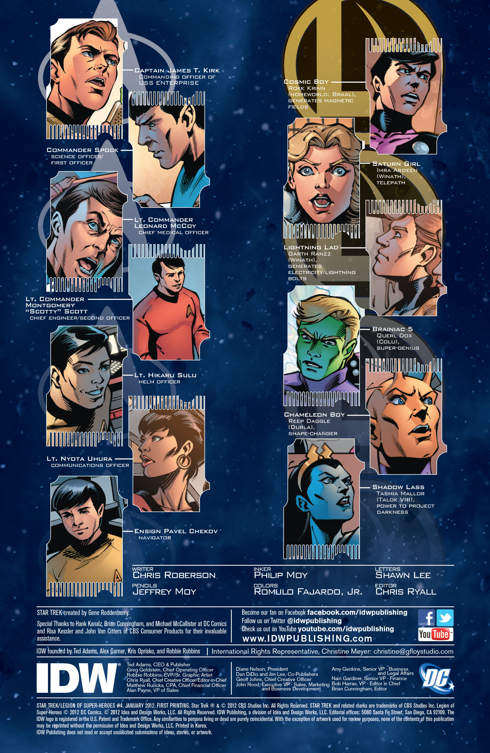 Read online Star Trek/Legion of Super-Heroes comic -  Issue #4 - 4