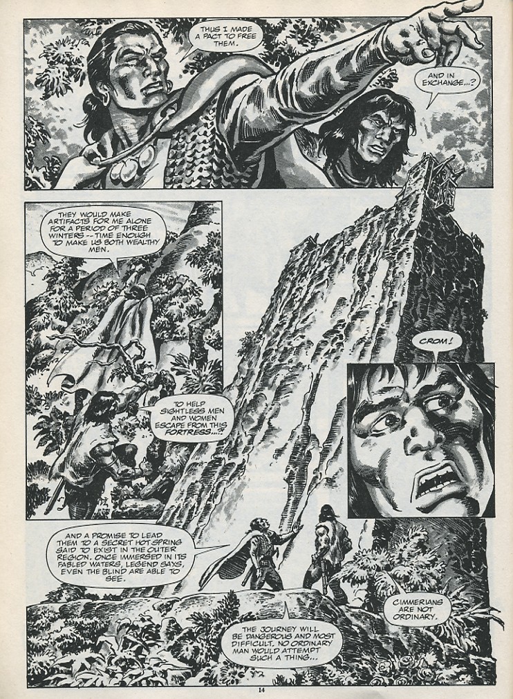 Read online The Savage Sword Of Conan comic -  Issue #187 - 16