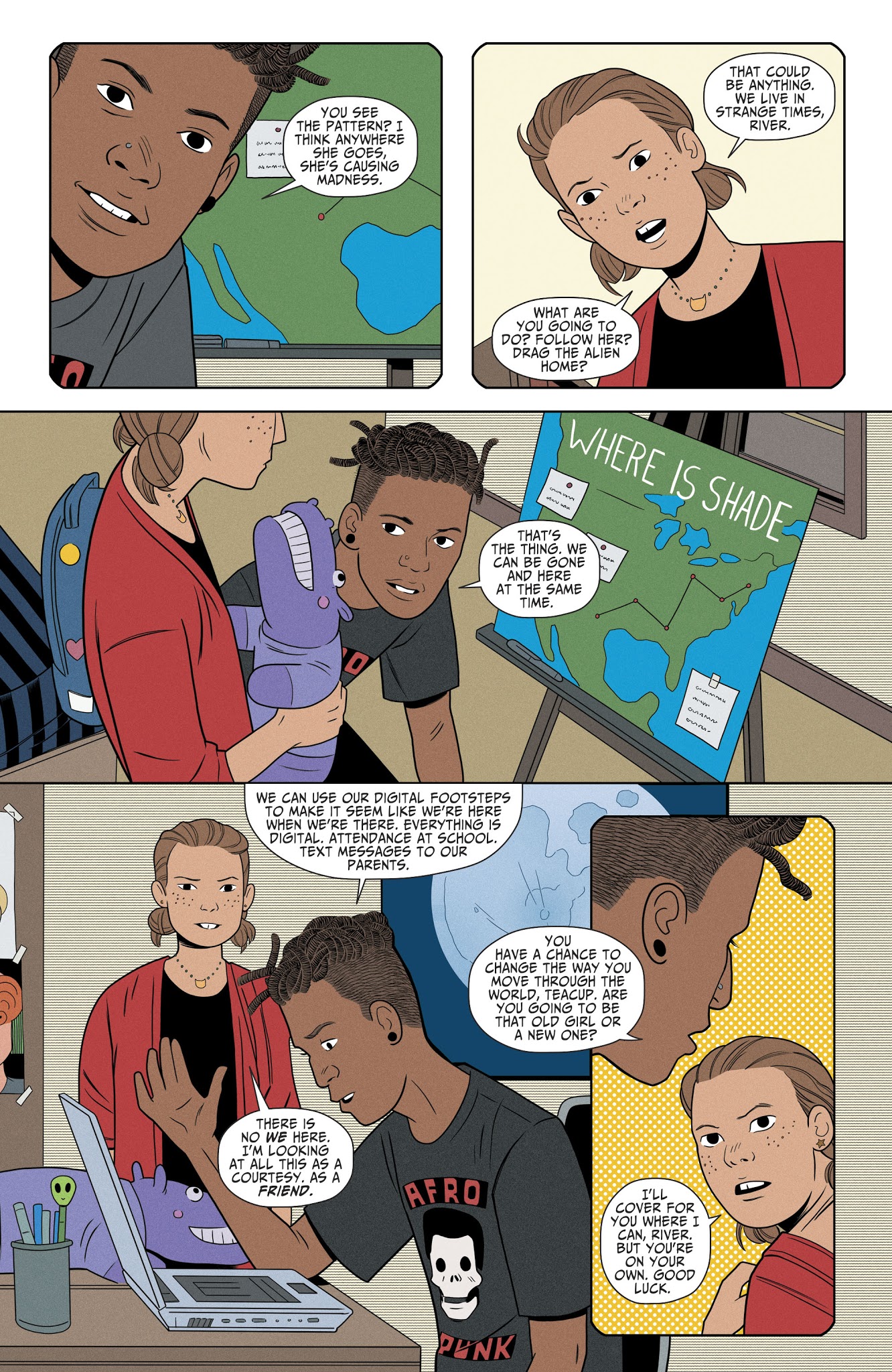 Read online Shade, the Changing Girl comic -  Issue #10 - 16