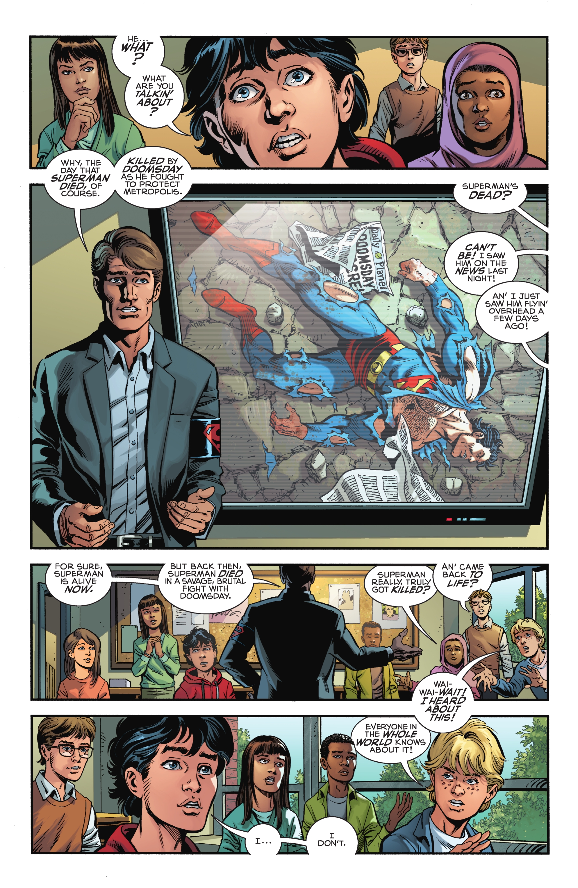 Read online The Death of Superman 30th Anniversary Special comic -  Issue # Full - 8
