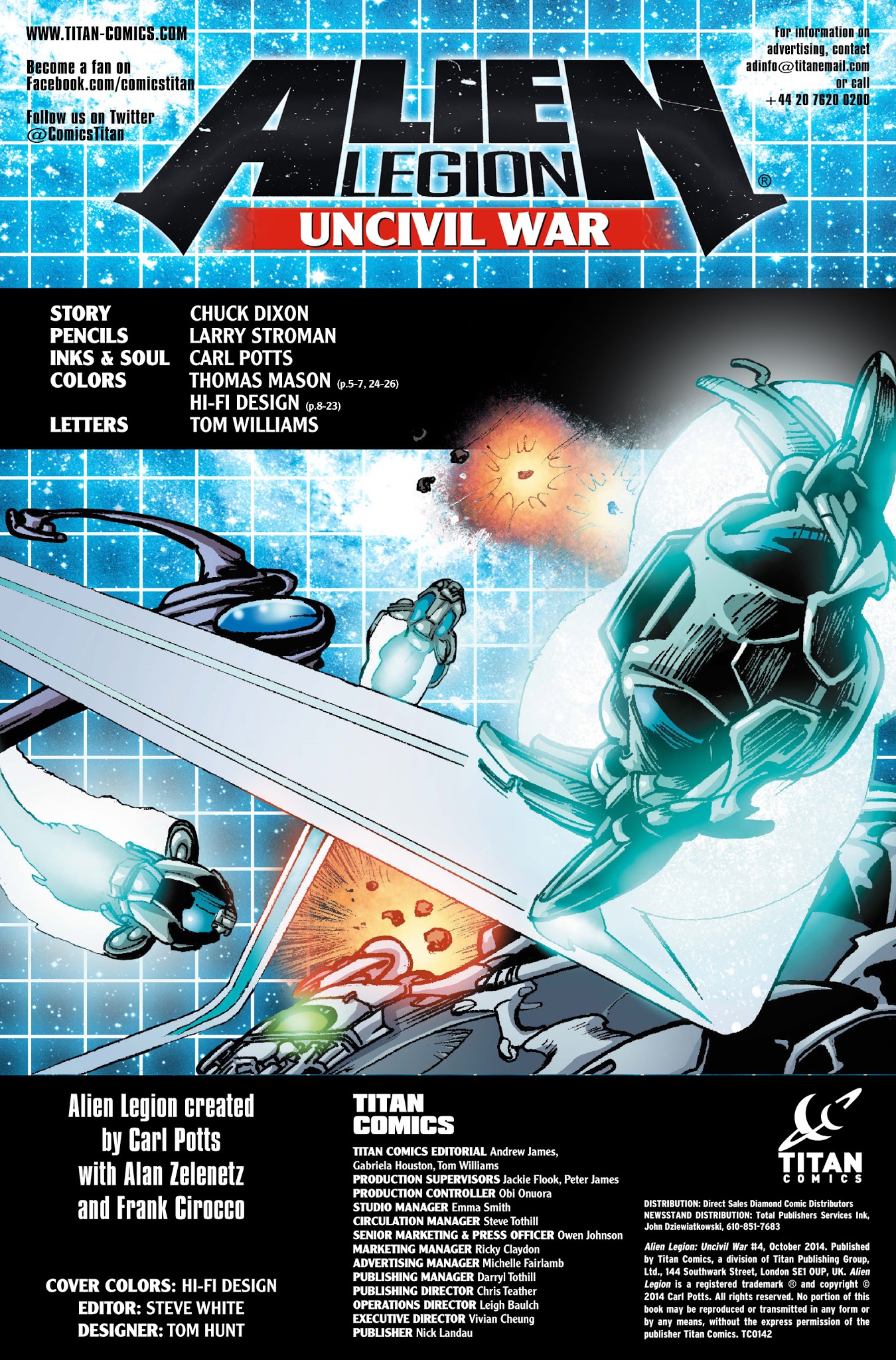 Read online Alien Legion: Uncivil War comic -  Issue # TPB - 89