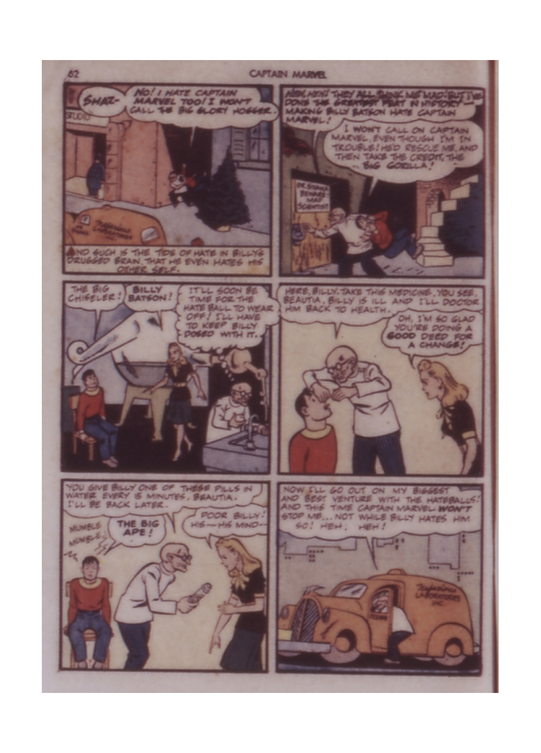 Read online Captain Marvel Adventures comic -  Issue #17 - 62