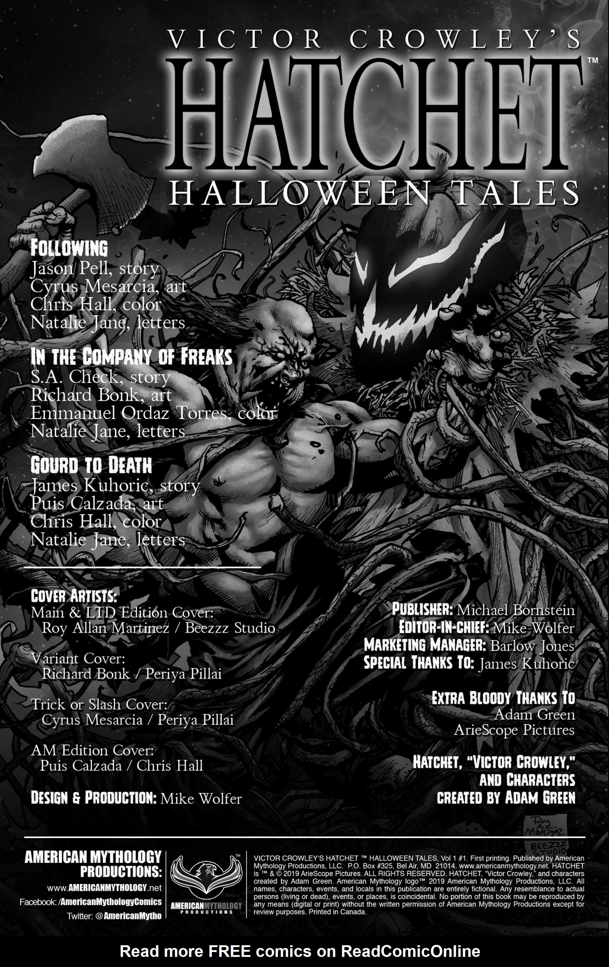 Read online Victor Crowley's Hatchet Halloween Tales comic -  Issue #1 - 2