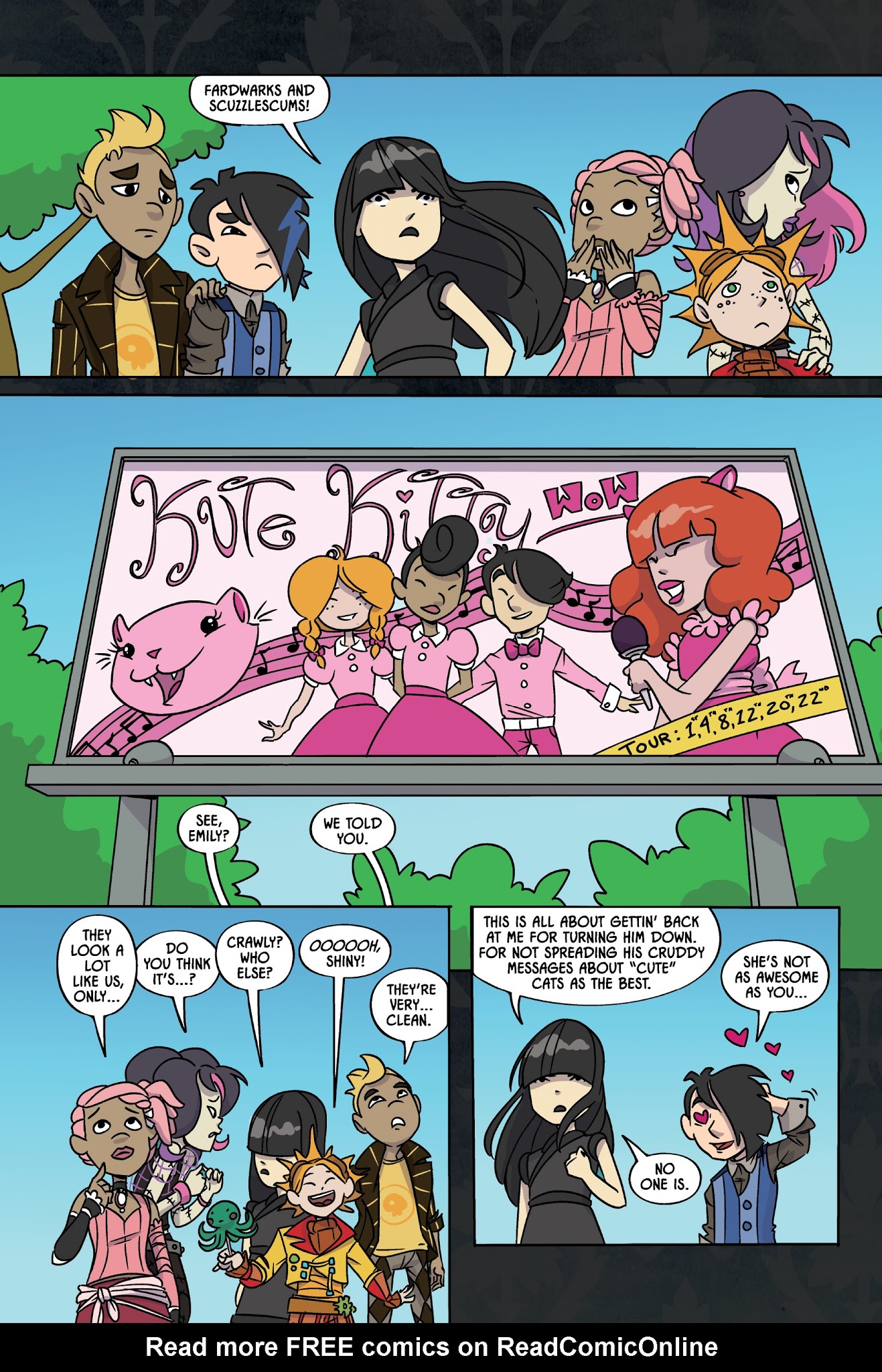 Read online Emily and the Strangers: Road To Nowhere Tour comic -  Issue # Full - 9