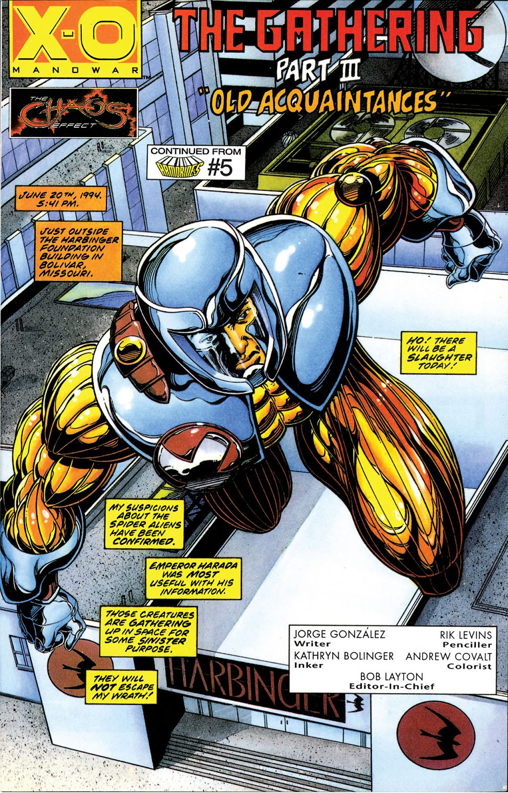 X-O Manowar (1992) issue 33 - Page 2