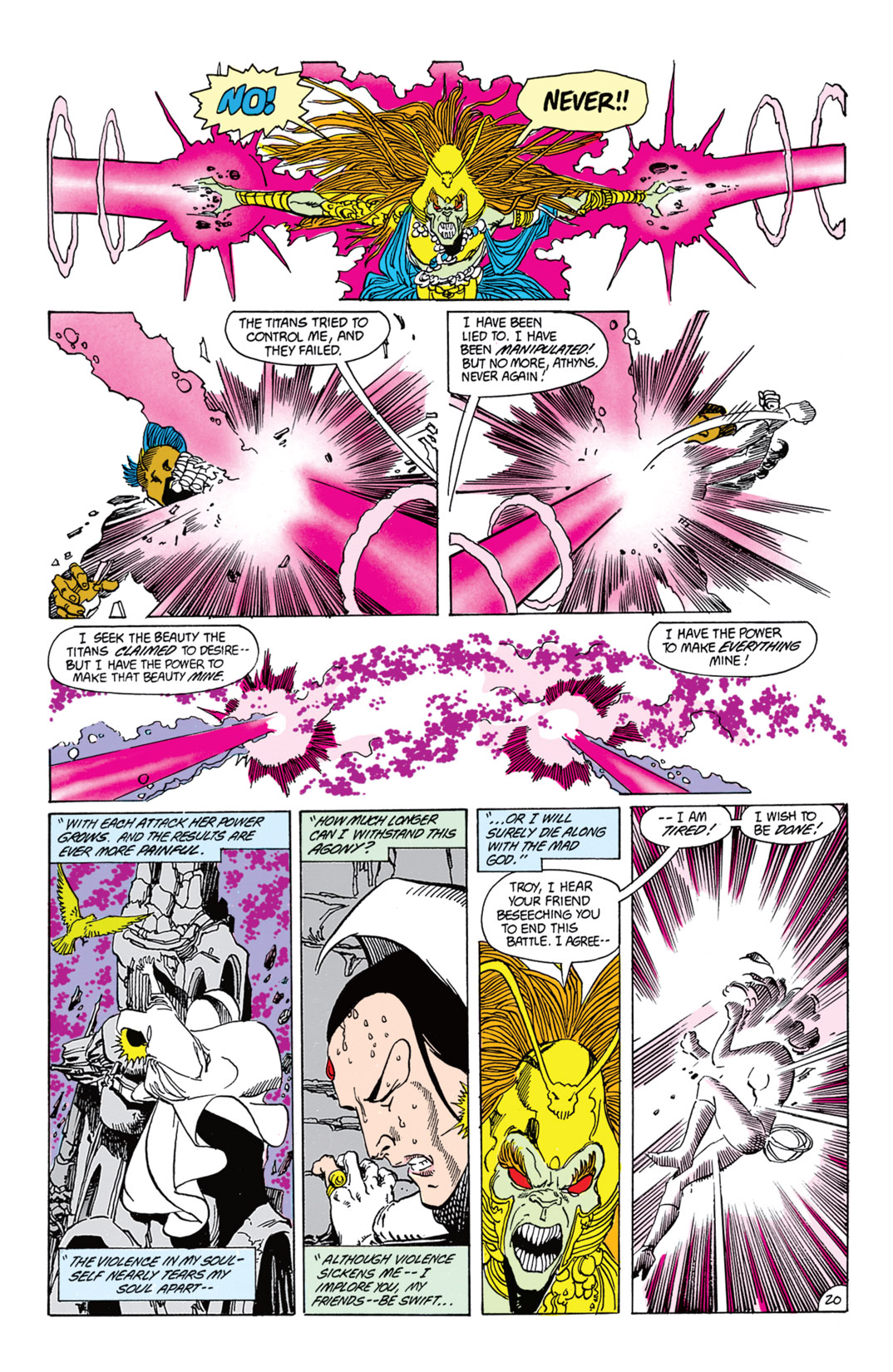 Read online The New Titans (1988) comic -  Issue #54 - 21