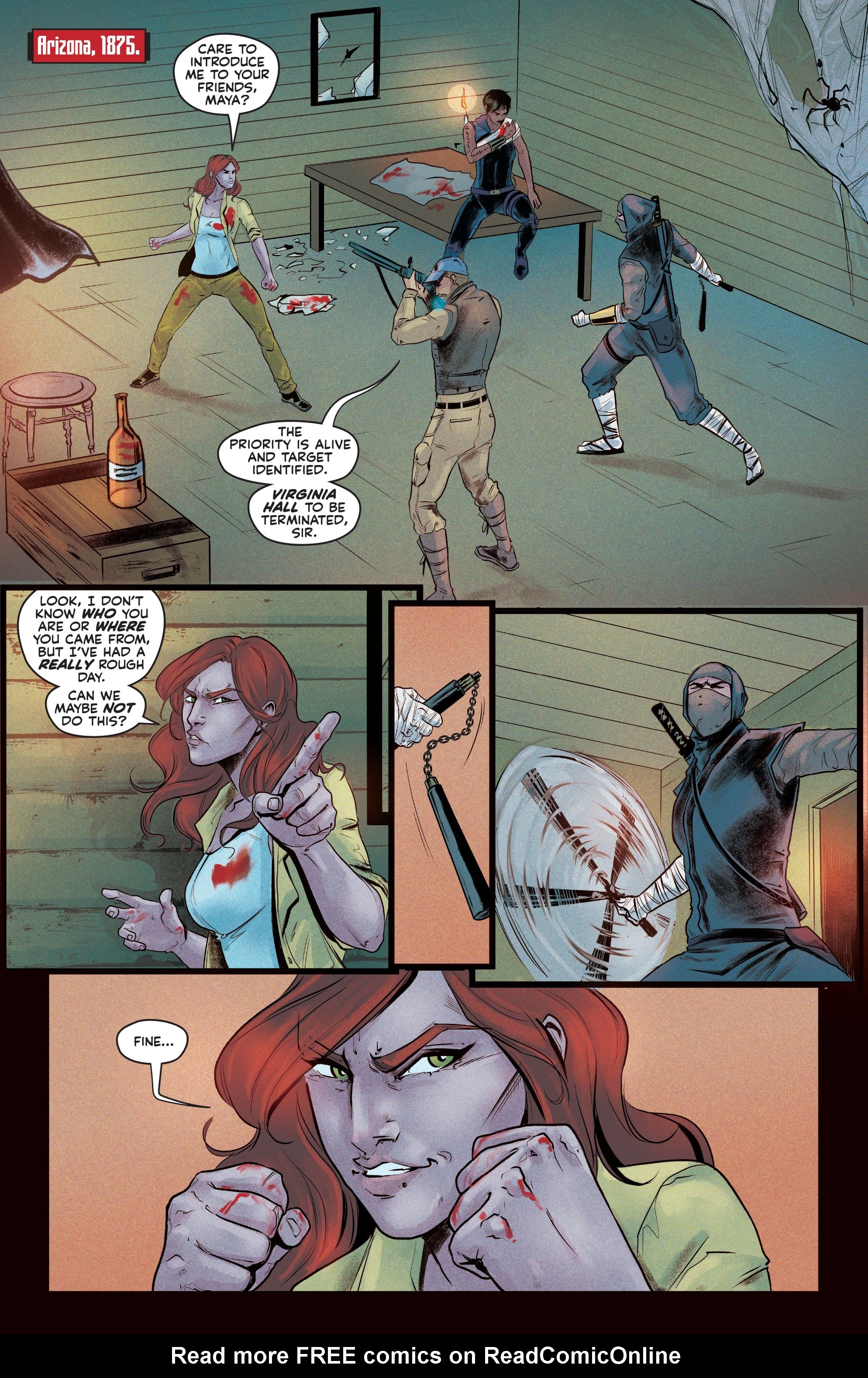 Read online Artemis and the Assassin comic -  Issue #4 - 7