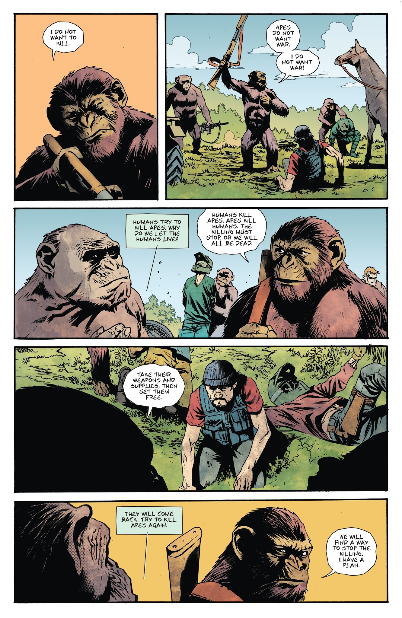 Read online War for the Planet of the Apes comic -  Issue #3 - 11