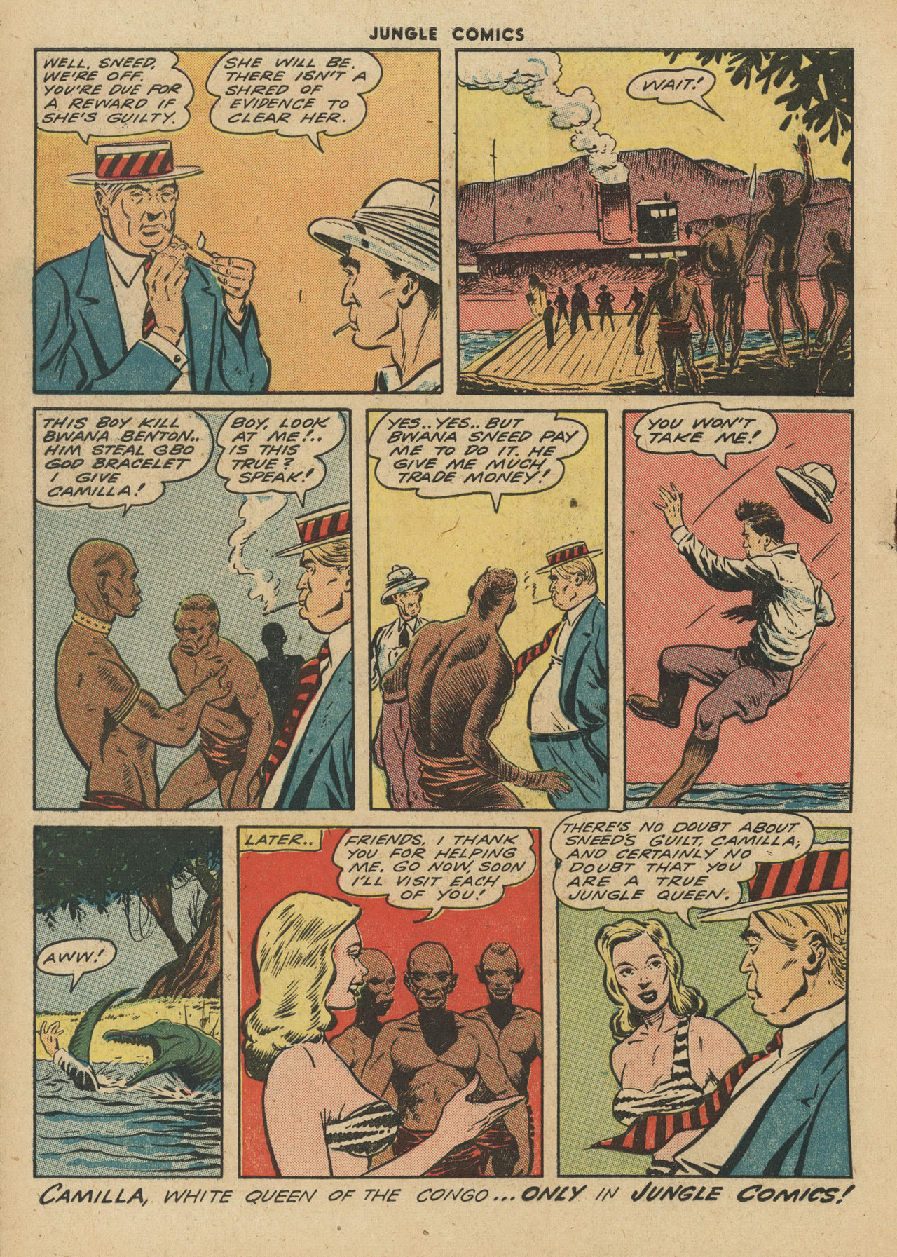 Read online Jungle Comics comic -  Issue #54 - 50