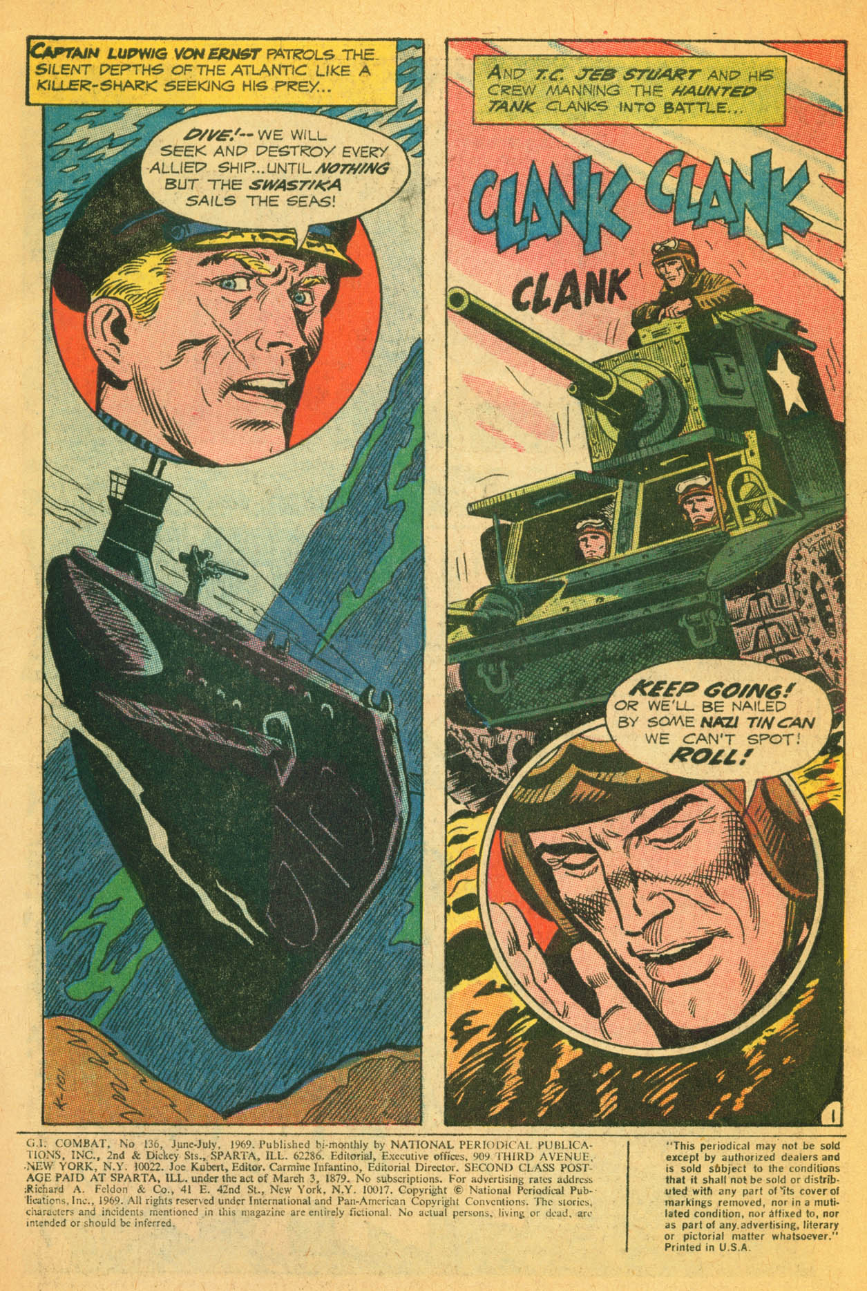 Read online G.I. Combat (1952) comic -  Issue #136 - 3