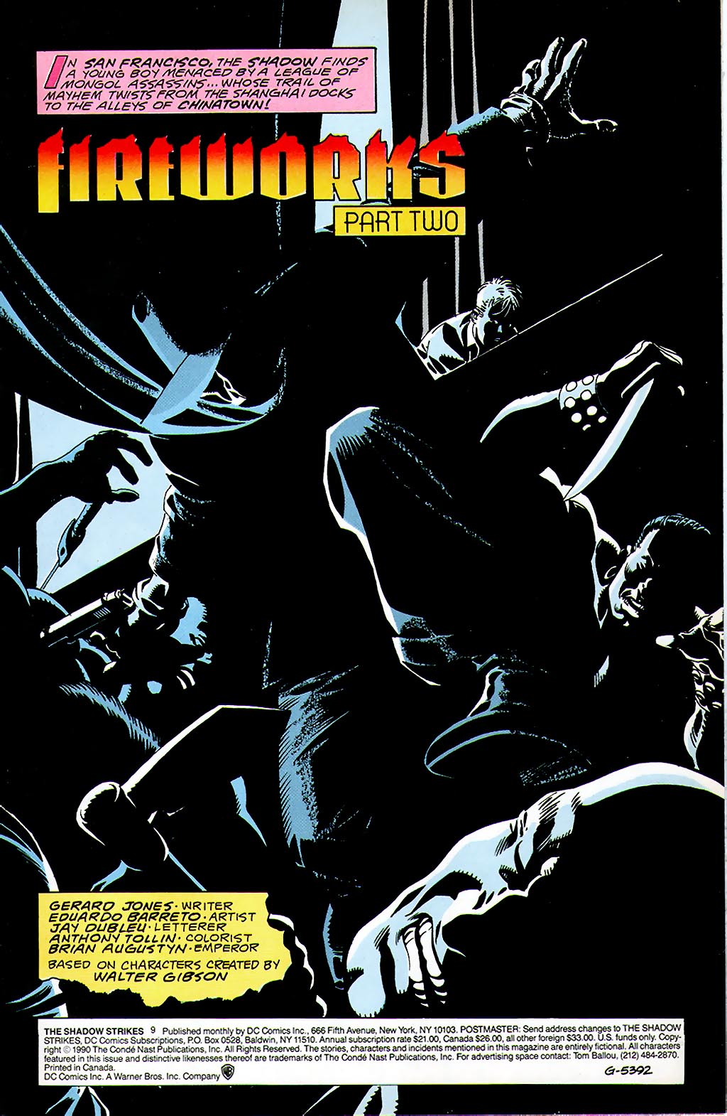 Read online The Shadow Strikes! comic -  Issue #9 - 4