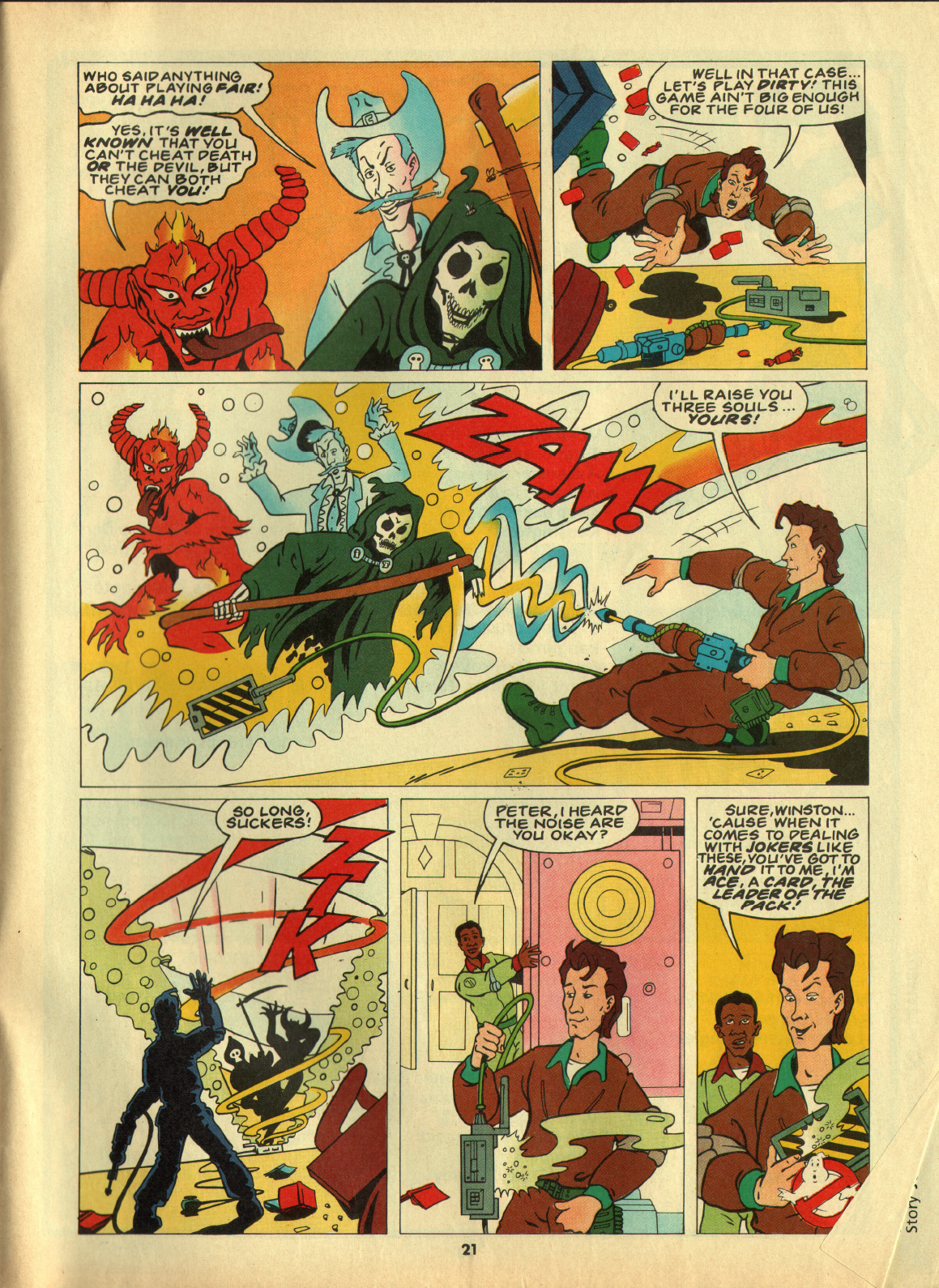 Read online The Real Ghostbusters comic -  Issue #18 - 21