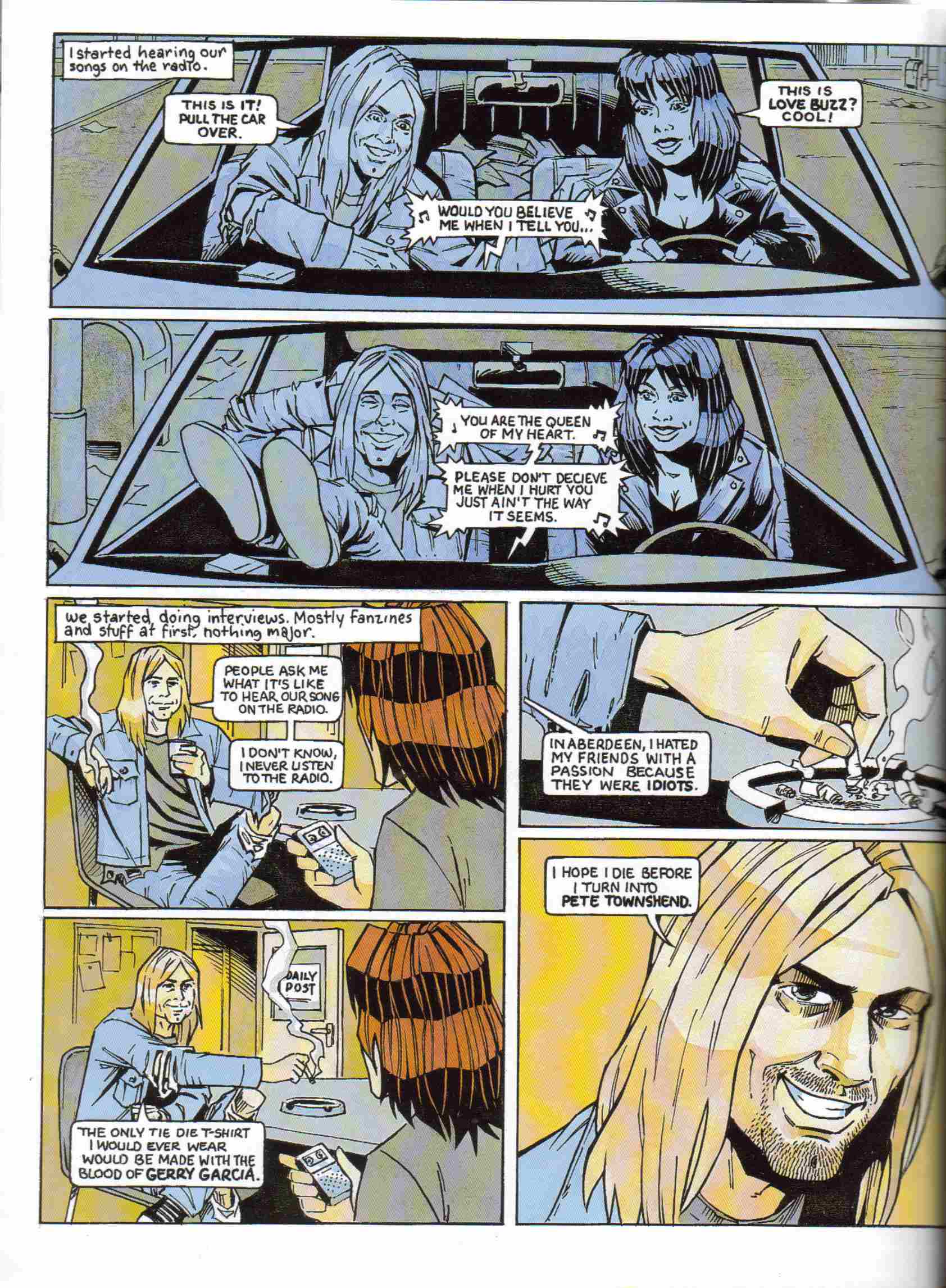 Read online GodSpeed: The Kurt Cobain Graphic comic -  Issue # TPB - 35