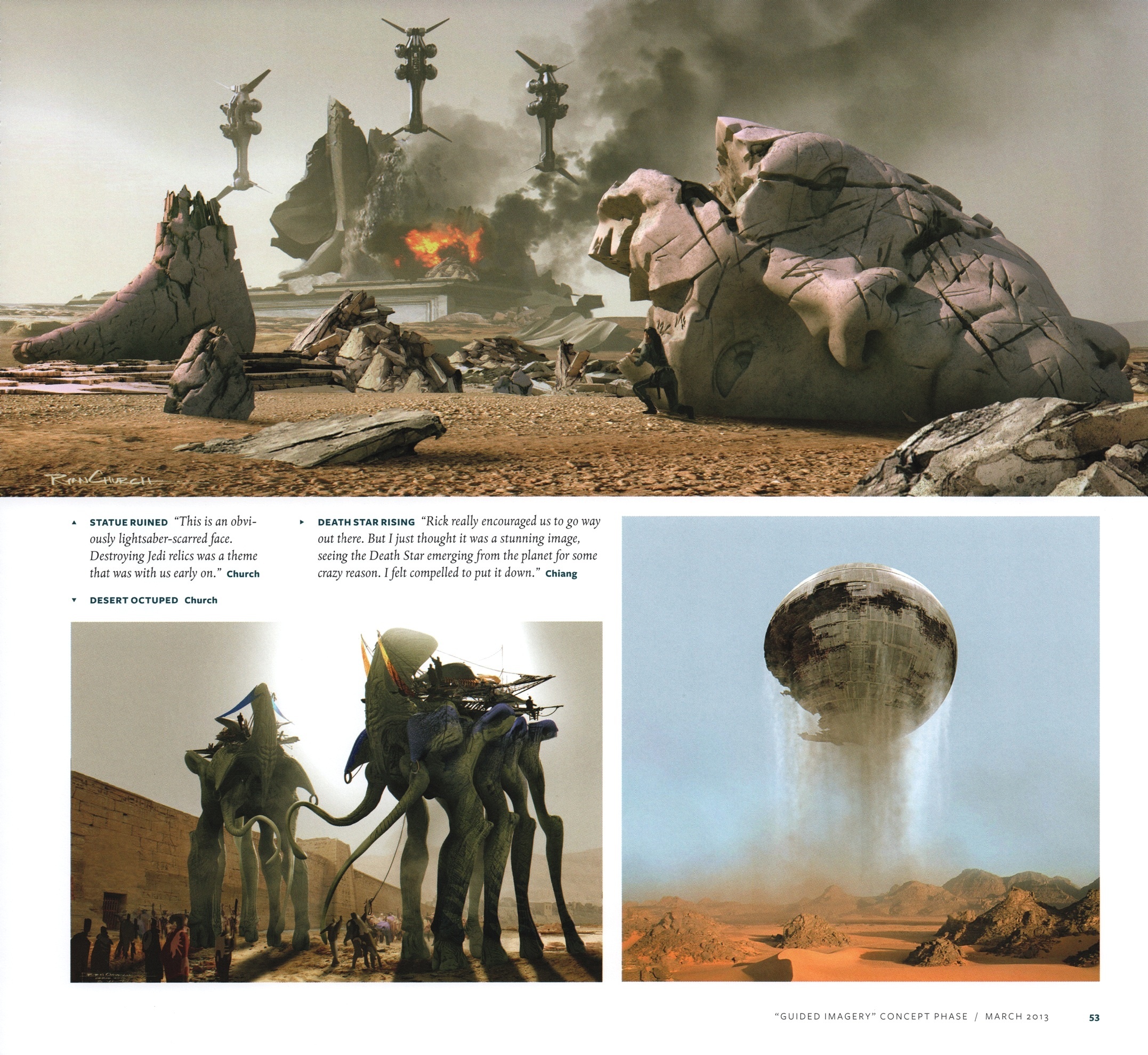 Read online Star Wars: The Art of Star Wars: The Force Awakens comic -  Issue # TPB (Part 1) - 57