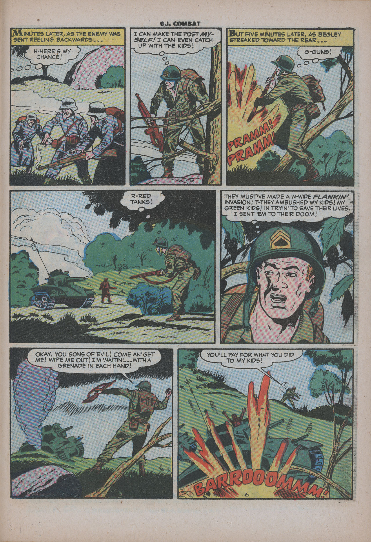 Read online G.I. Combat (1952) comic -  Issue #42 - 23