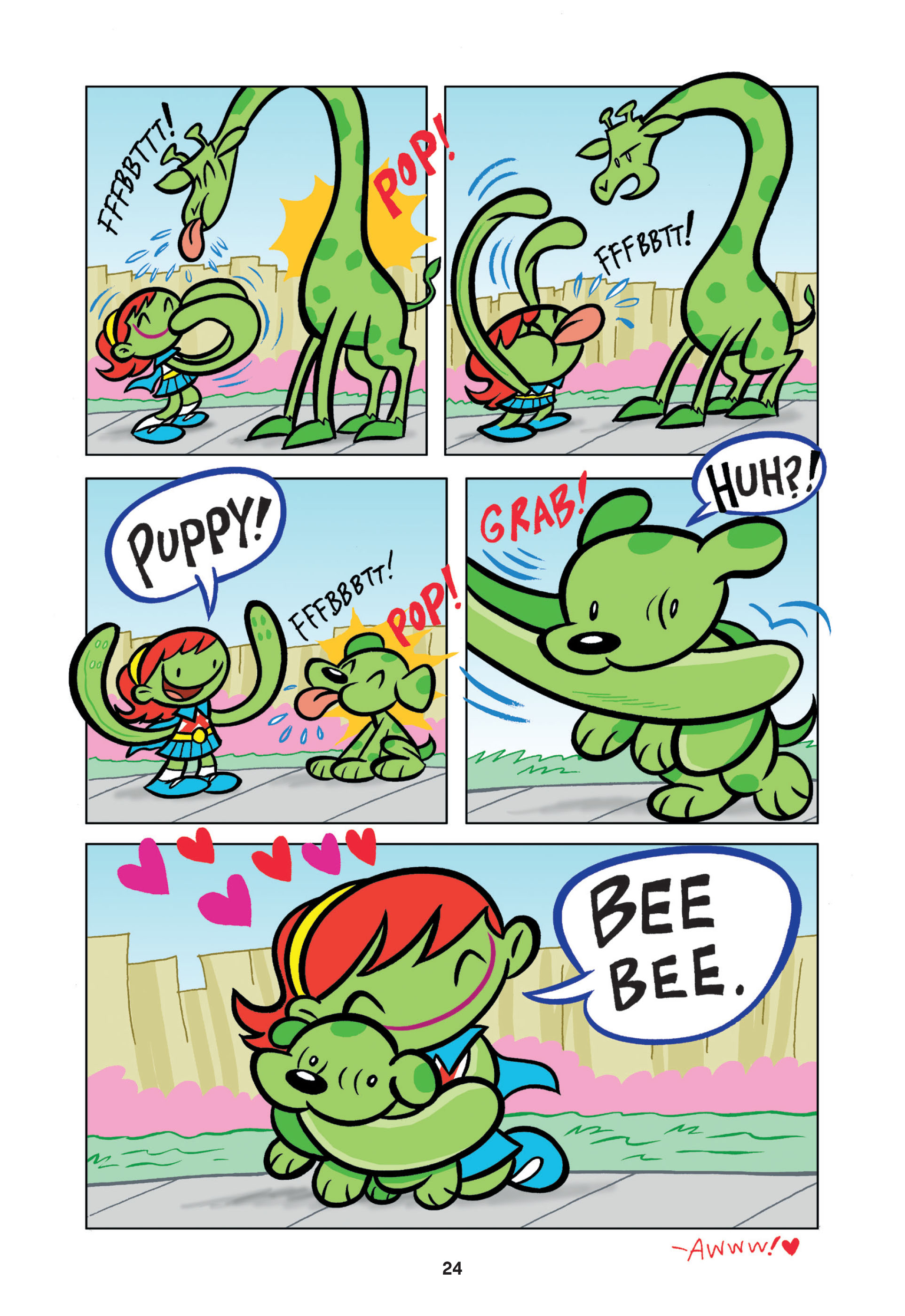Read online Tiny Titans: Beast Boy & Raven comic -  Issue # TPB - 24