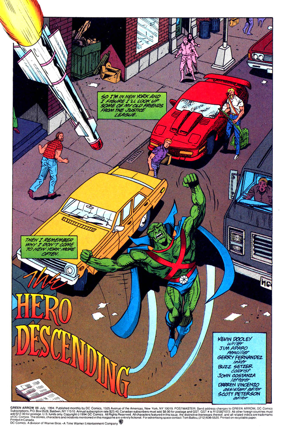 Green Arrow (1988) issue 88 - Page 2