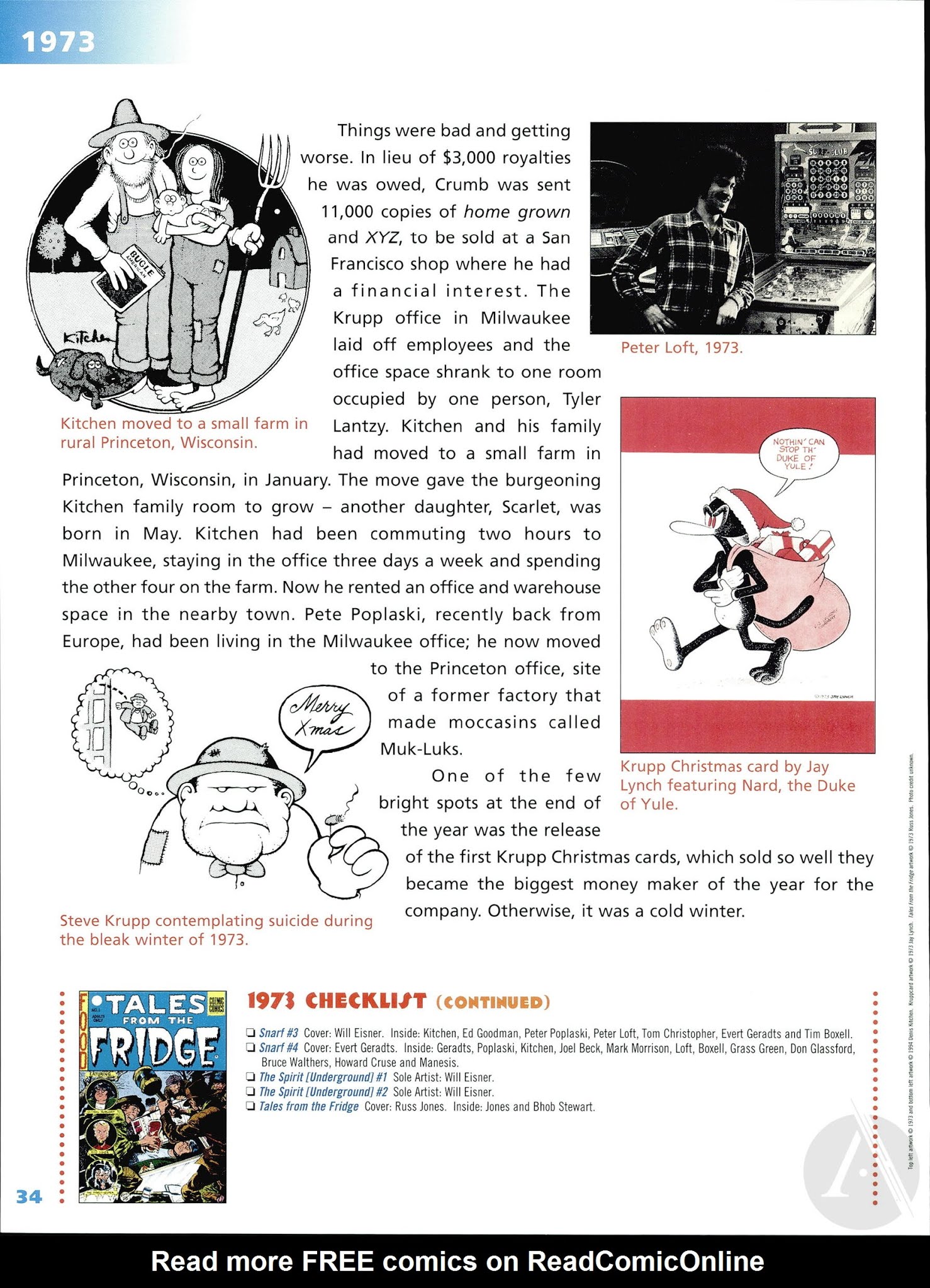 Read online Kitchen Sink Press: The First 25 Years comic -  Issue # TPB - 36