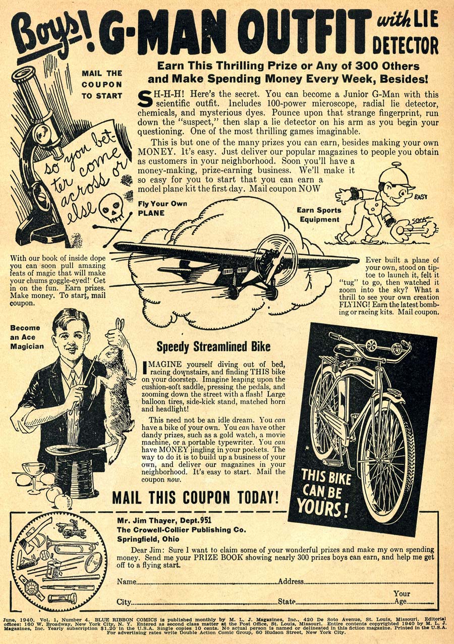 Read online Blue Ribbon Comics (1939) comic -  Issue #4 - 2