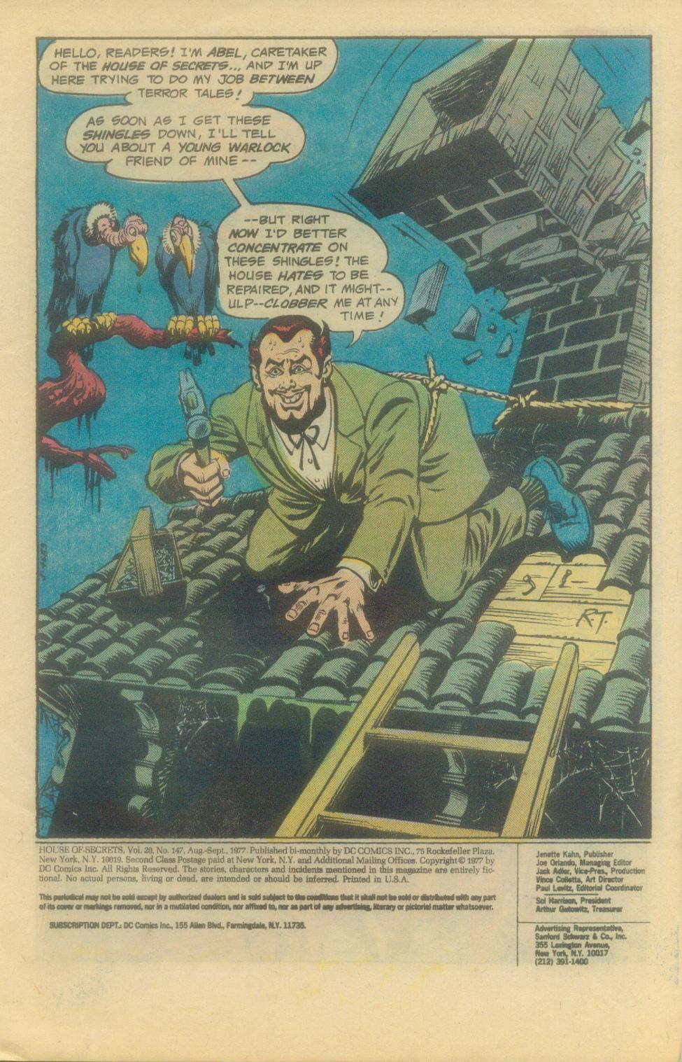 Read online House of Secrets (1956) comic -  Issue #147 - 3