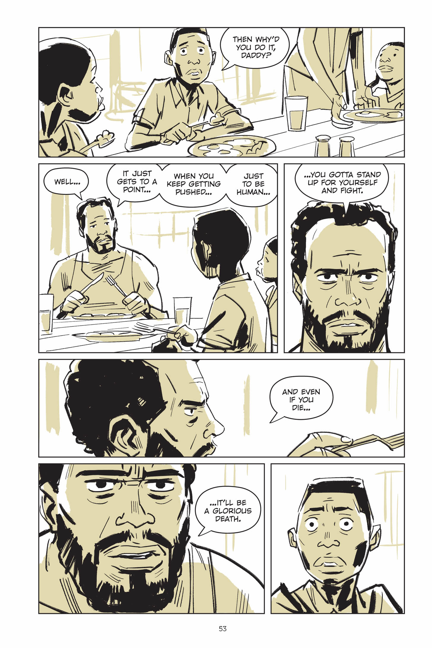 Read online Now Let Me Fly: A Portrait of Eugene Bullard comic -  Issue # TPB (Part 1) - 59