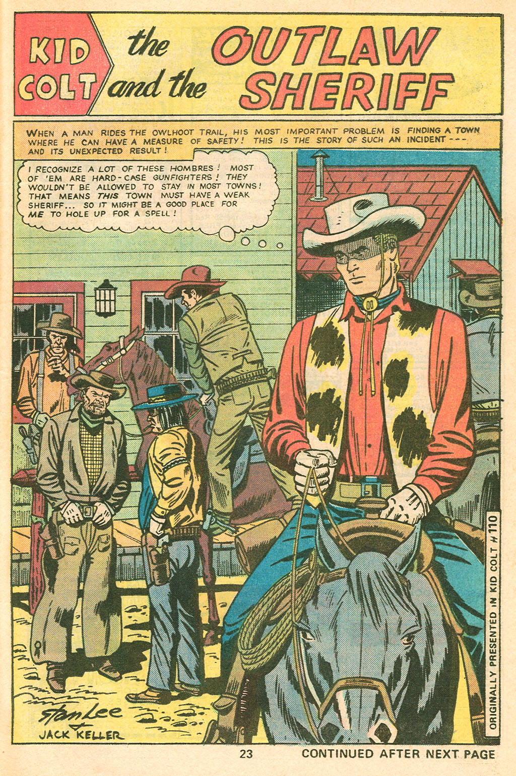 Read online Kid Colt Outlaw comic -  Issue #206 - 25