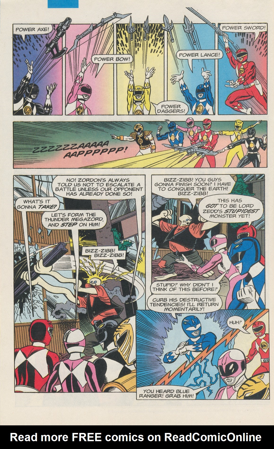 Read online Saban's Mighty Morphin Power Rangers (1995) comic -  Issue #1 - 14