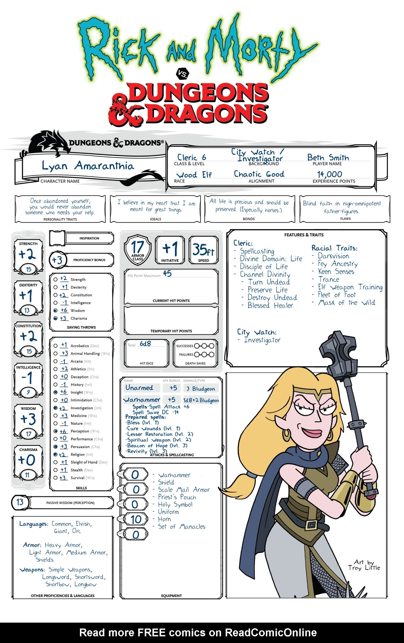 Read online Rick and Morty vs Dungeons & Dragons comic -  Issue #3 - 29