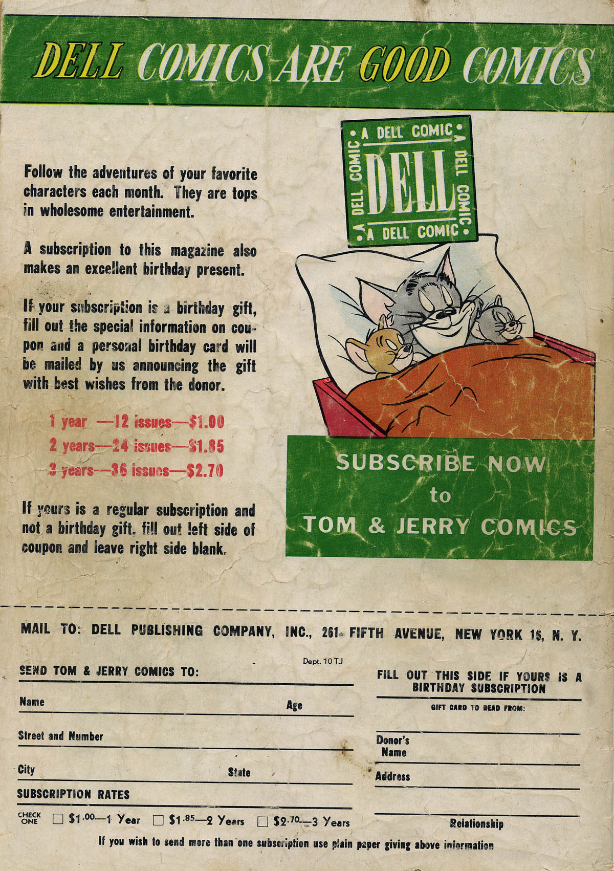Read online Tom & Jerry Comics comic -  Issue #63 - 53