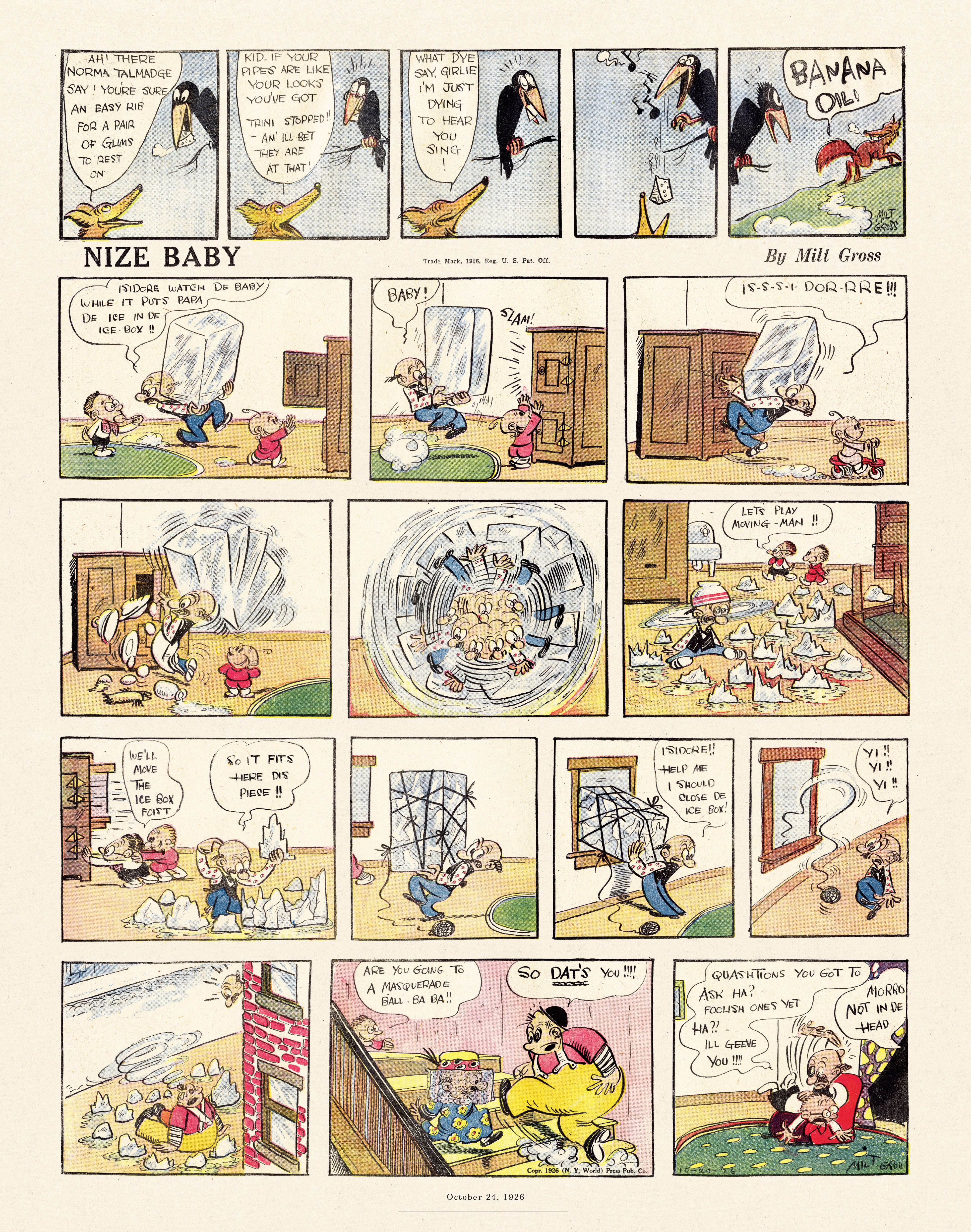 Read online Gross Exaggerations: The Meshuga Comic Strips of Milt Gross comic -  Issue # TPB - 25