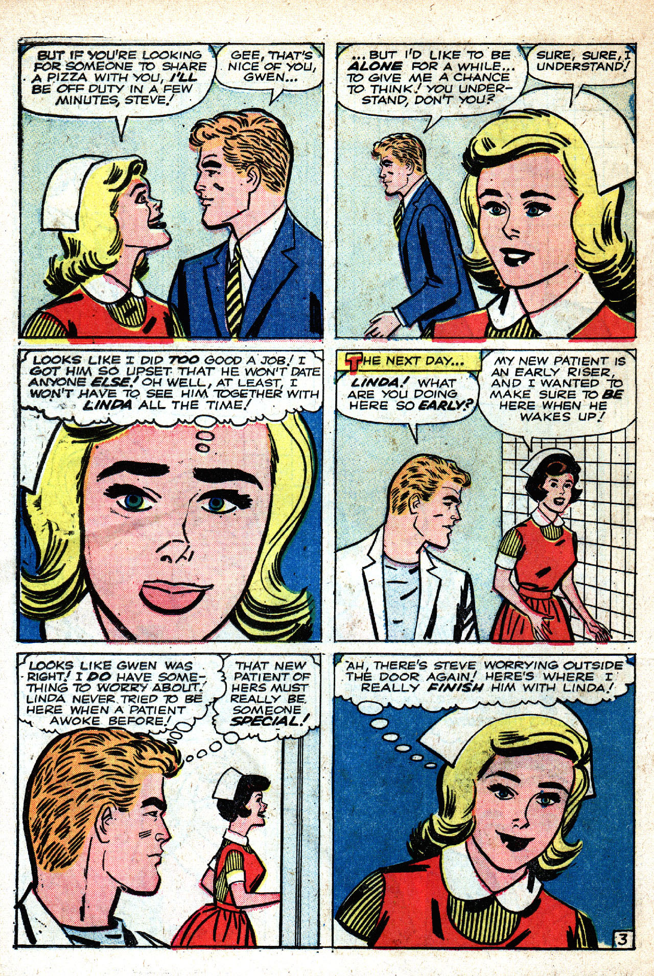 Read online Linda Carter, Student Nurse comic -  Issue #8 - 22