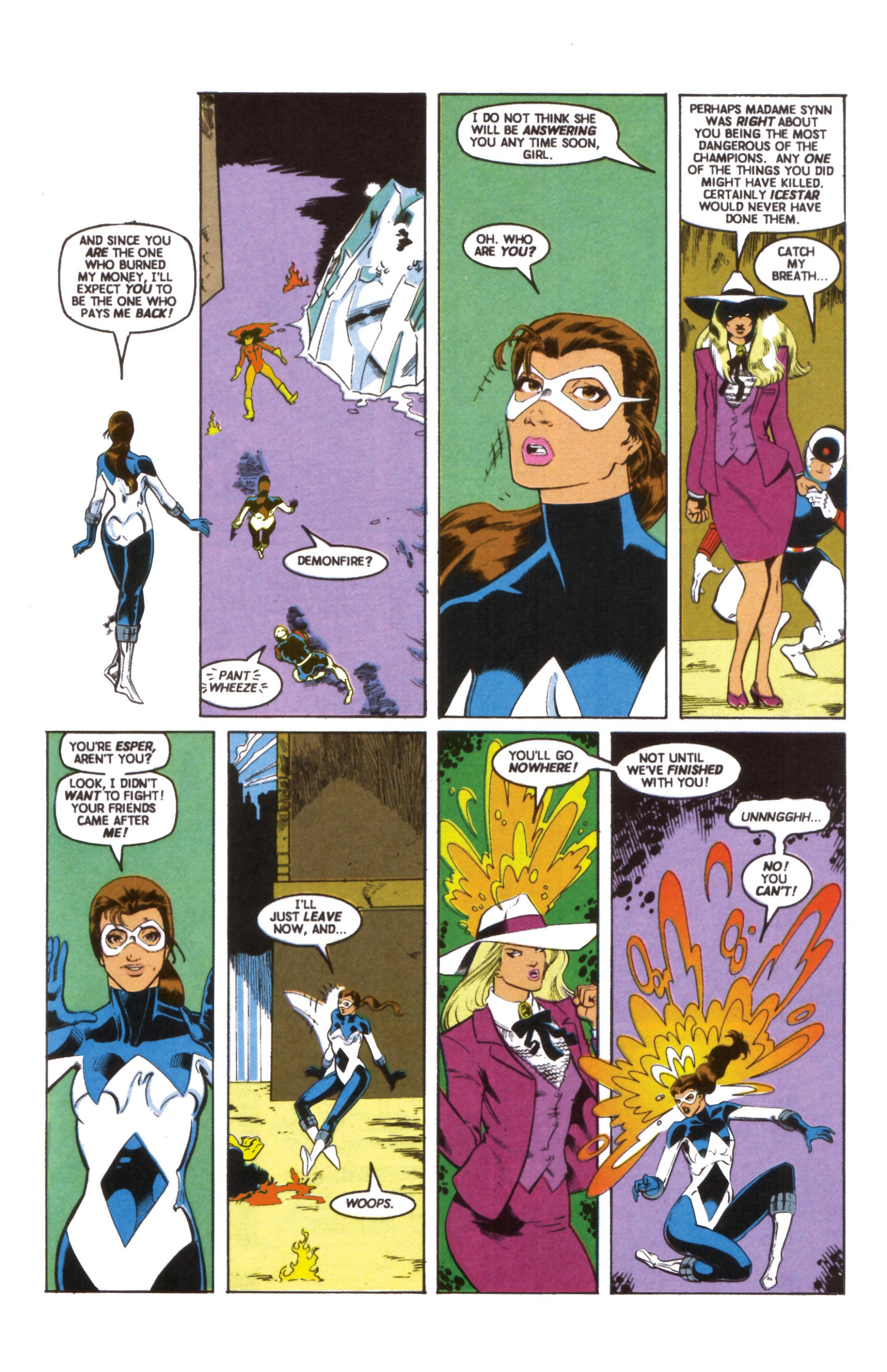 Read online Champions Adventures comic -  Issue #6 - 22