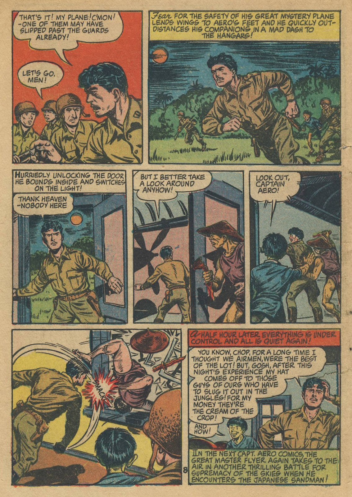 Captain Aero Comics issue 14 - Page 9
