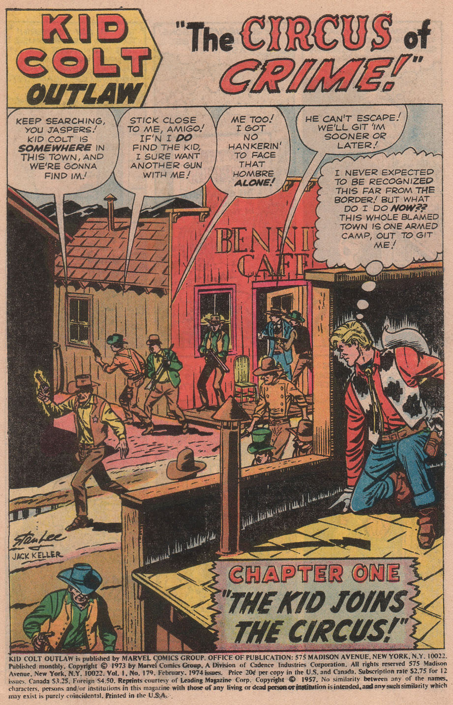 Read online Kid Colt Outlaw comic -  Issue #179 - 3