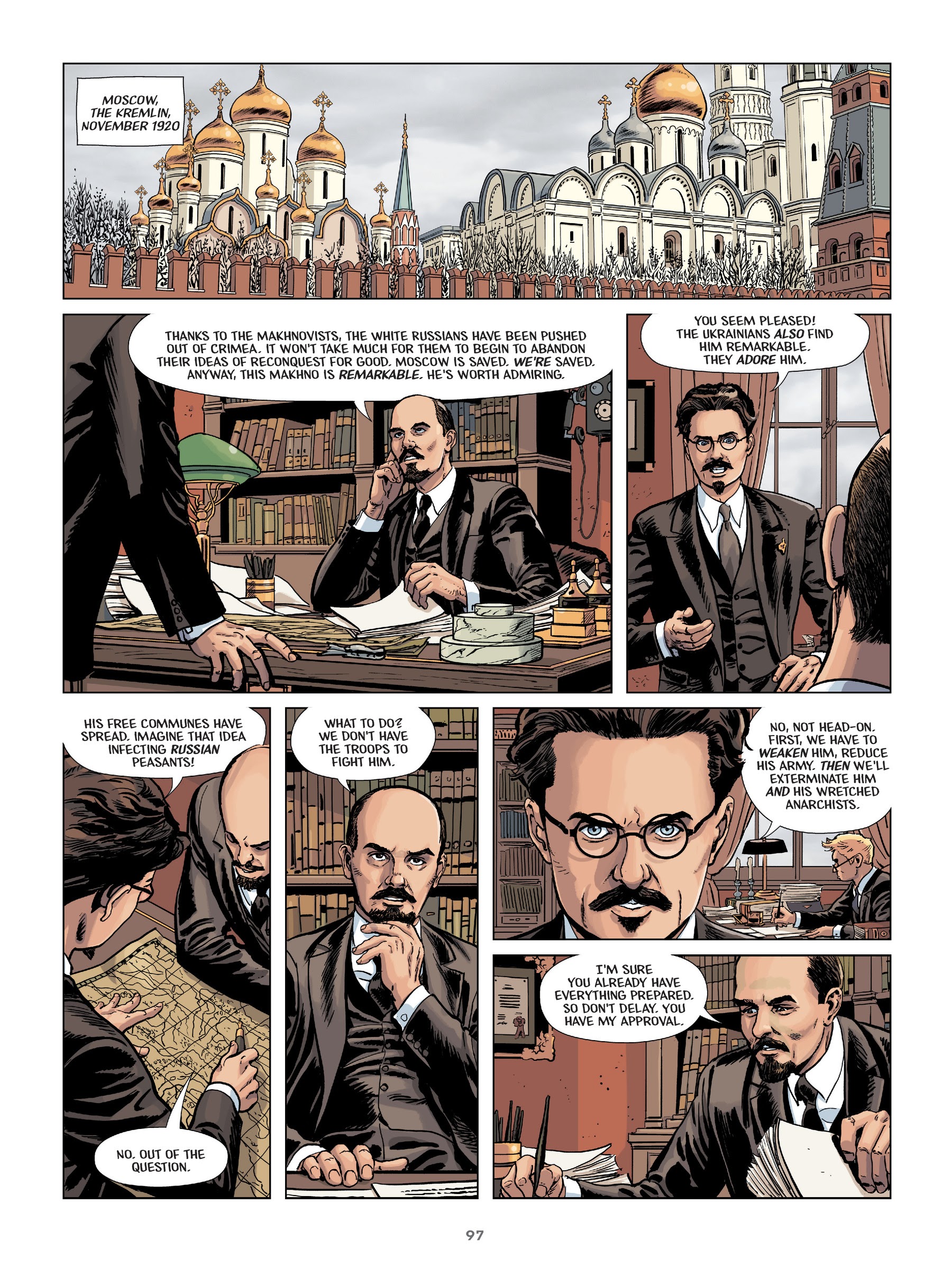 Read online Makhno: Ukrainian Freedom Fighter comic -  Issue # TPB - 98