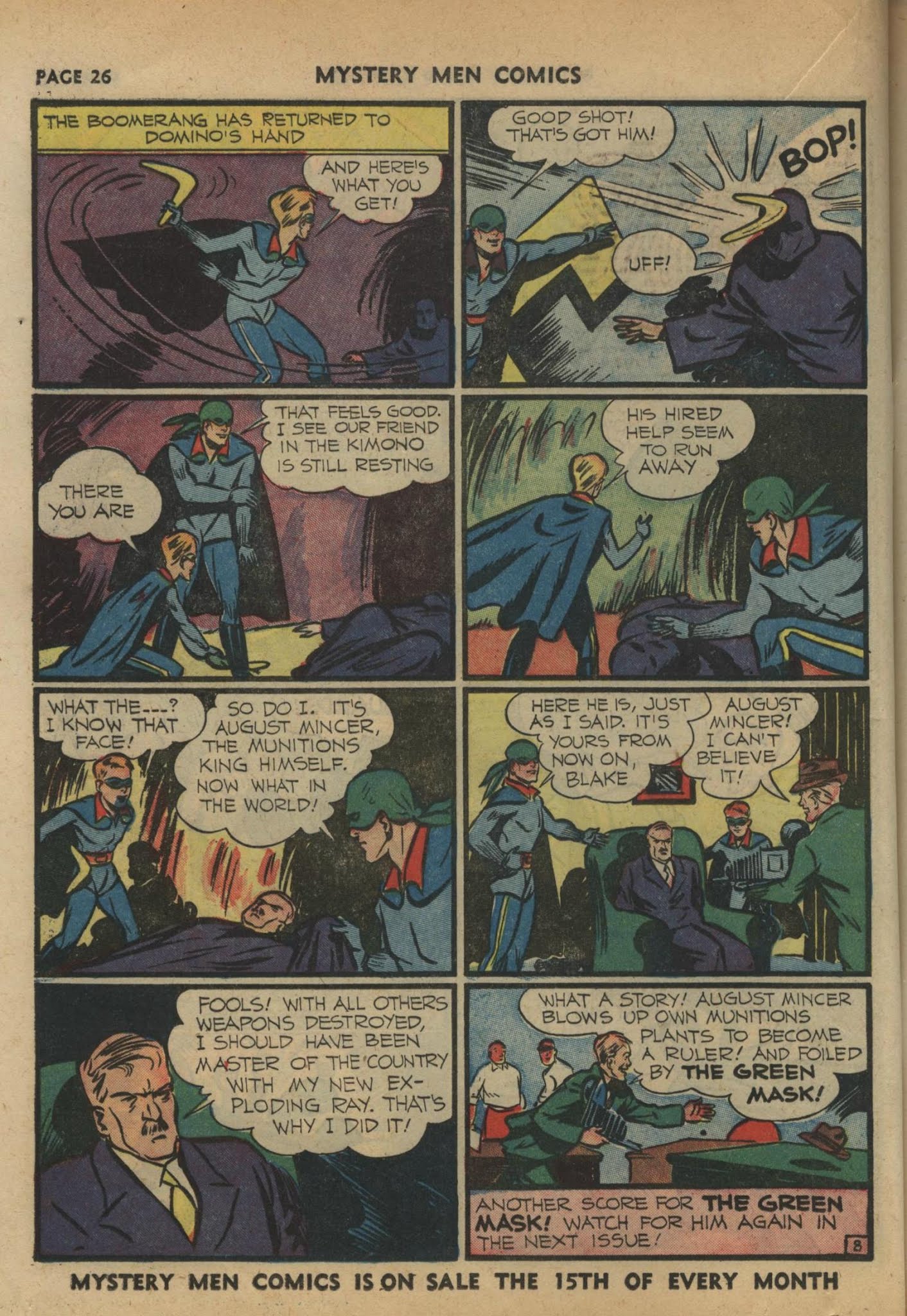 Read online Mystery Men Comics comic -  Issue #18 - 28