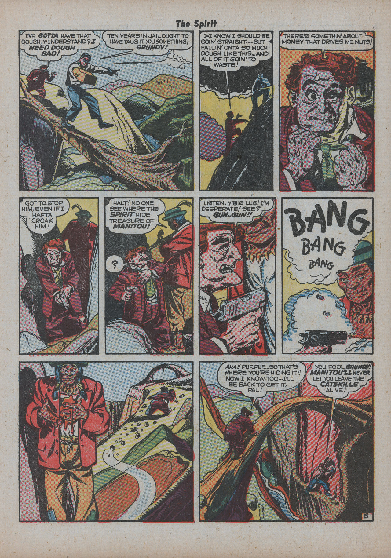 Read online The Spirit (1944) comic -  Issue #22 - 7