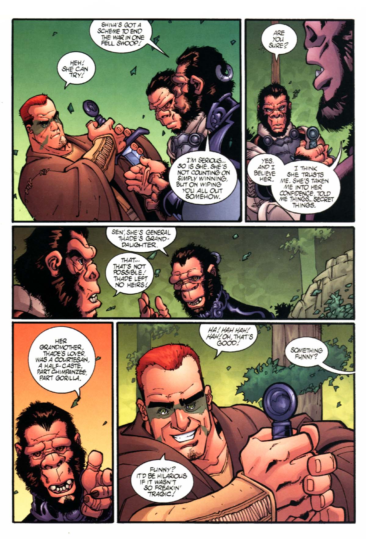 Read online Planet of the Apes: The Human War comic -  Issue #2 - 7