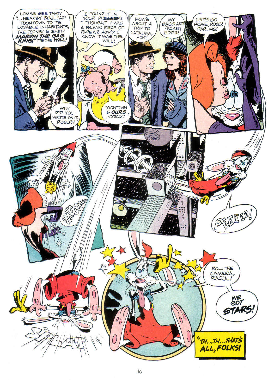 Read online Marvel Graphic Novel: Who Framed Roger Rabbit comic -  Issue # Full - 48