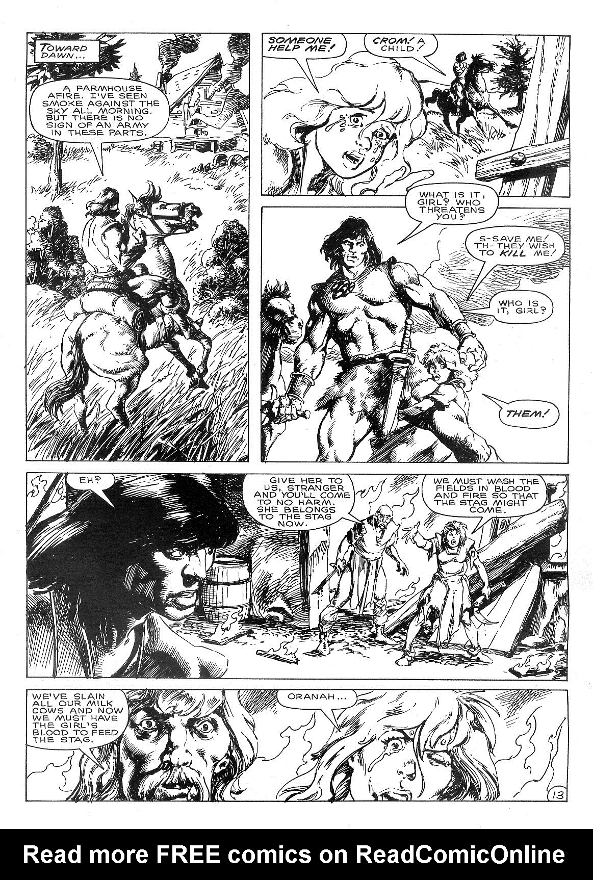 Read online The Savage Sword Of Conan comic -  Issue #145 - 19
