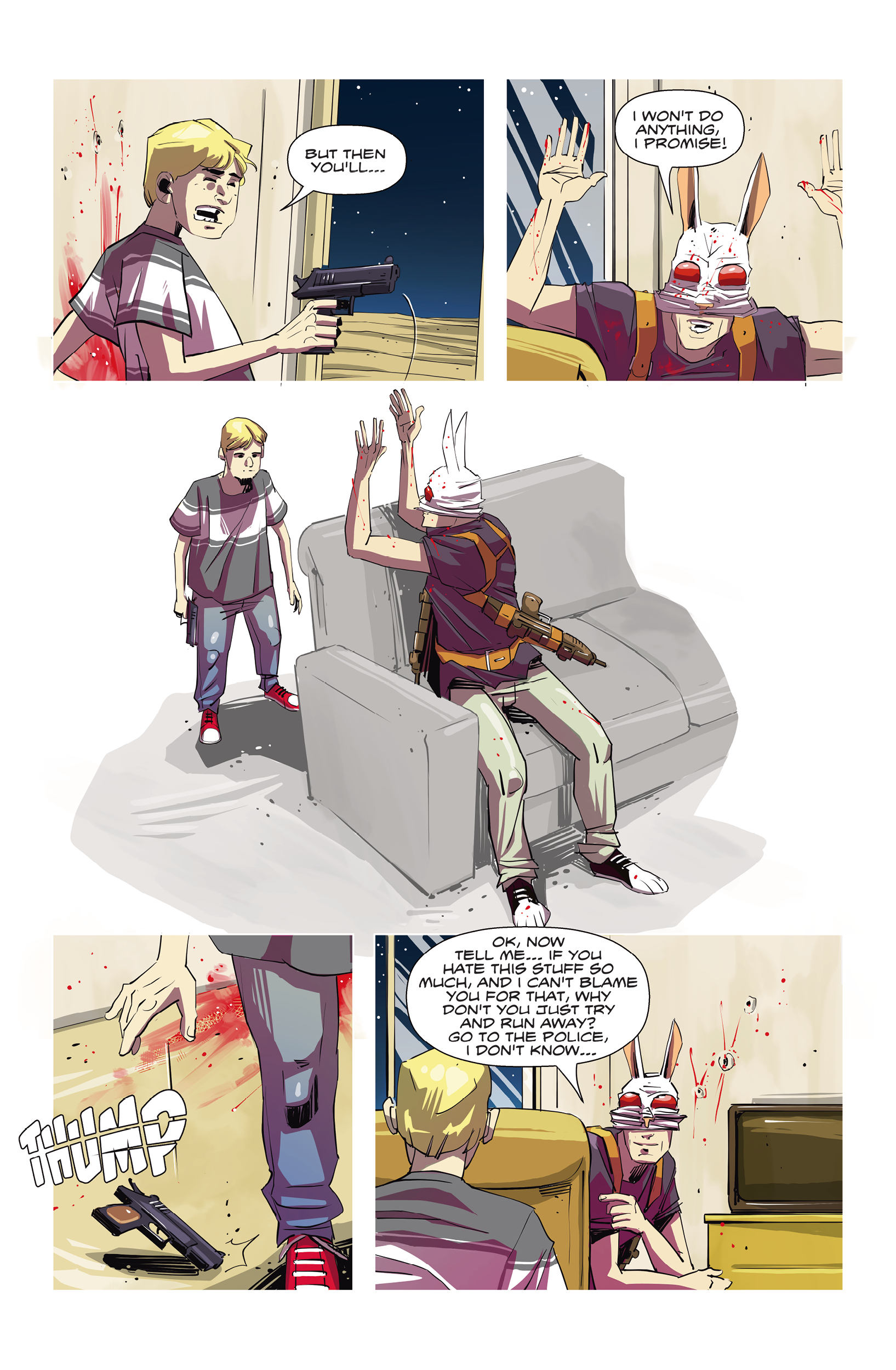 Read online Hotline Miami 2: Wrong Number comic -  Issue #4 - 33