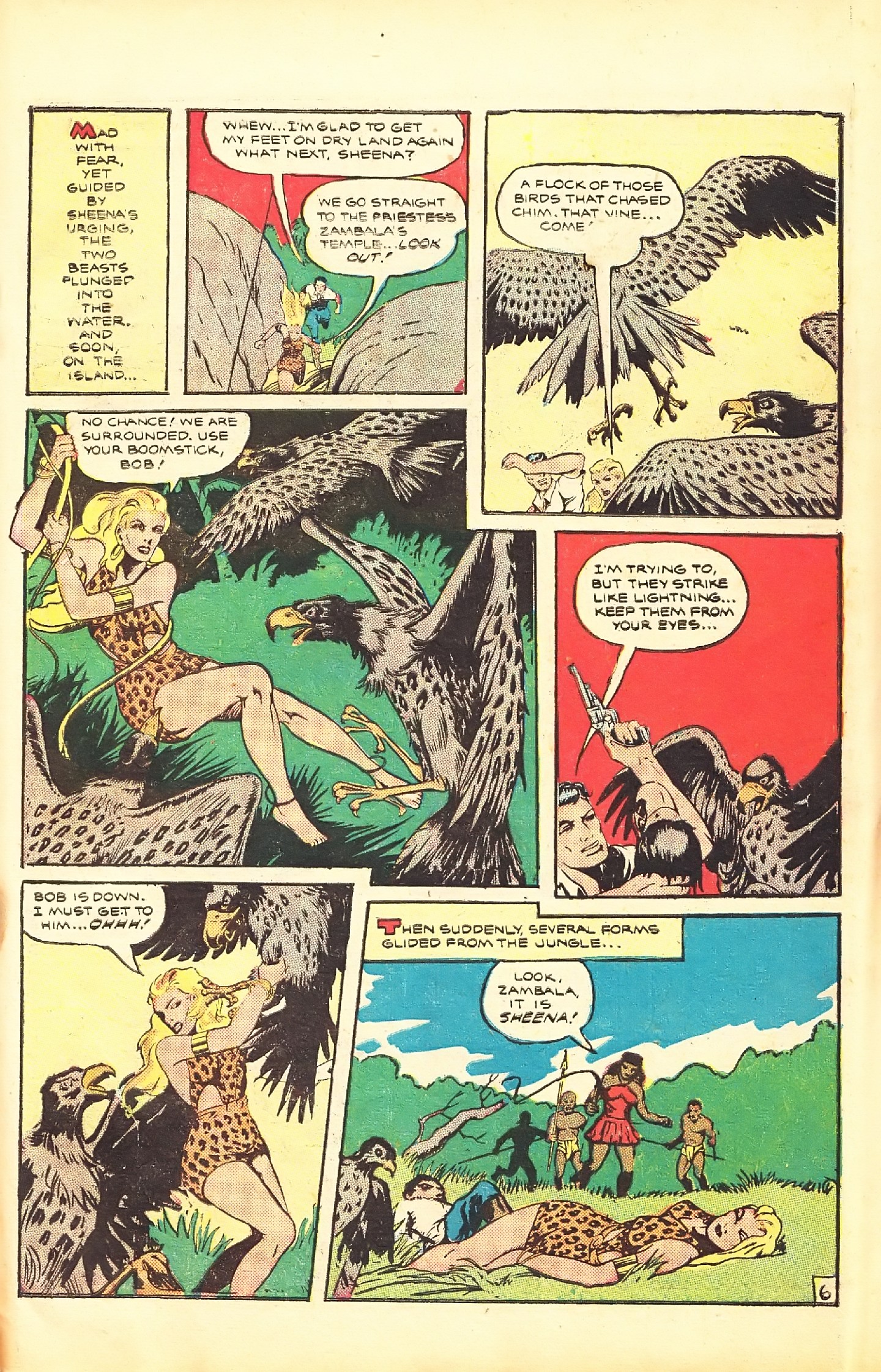 Read online Sheena, Queen of the Jungle (1942) comic -  Issue #7 - 39