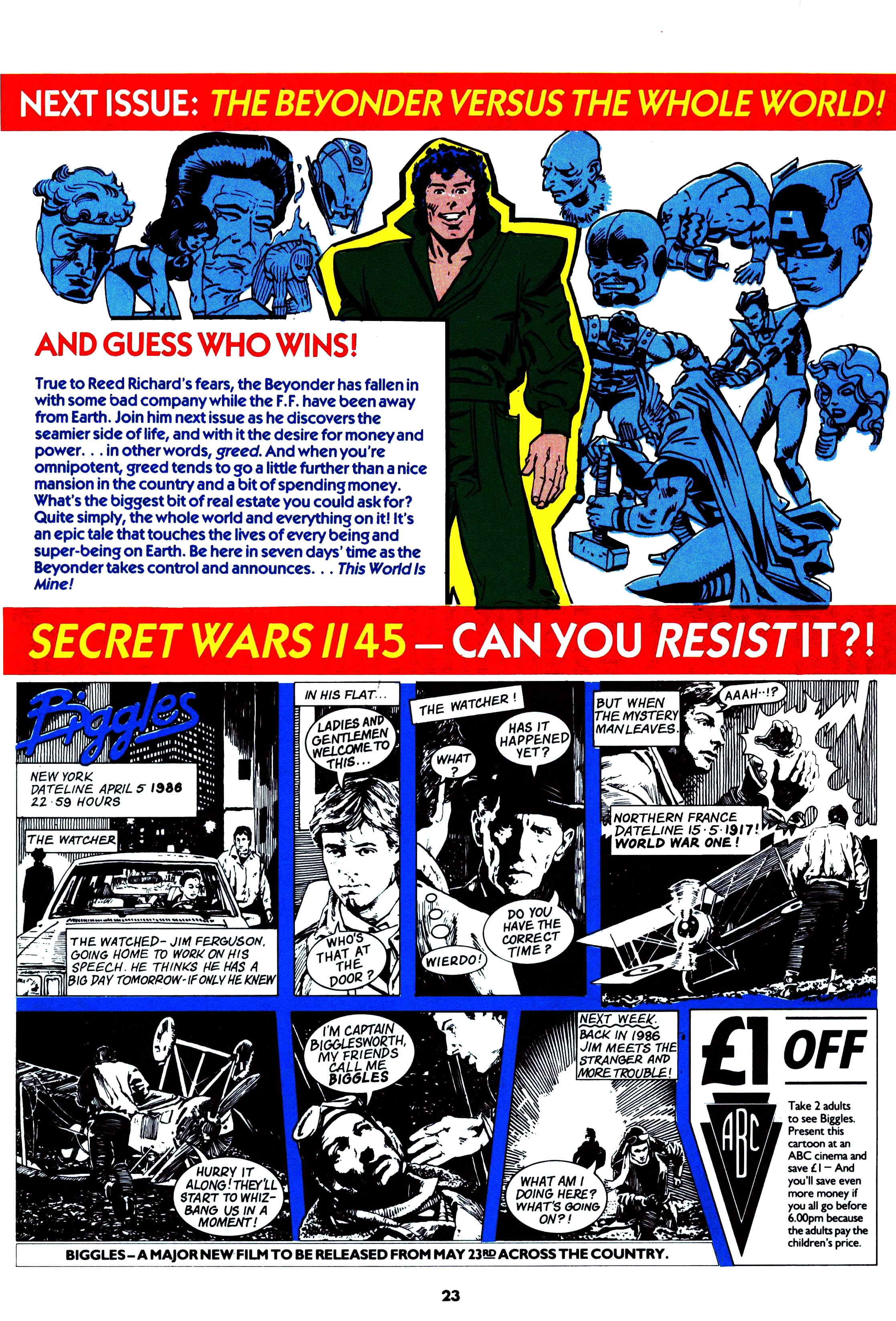 Read online Secret Wars (1985) comic -  Issue #44 - 22