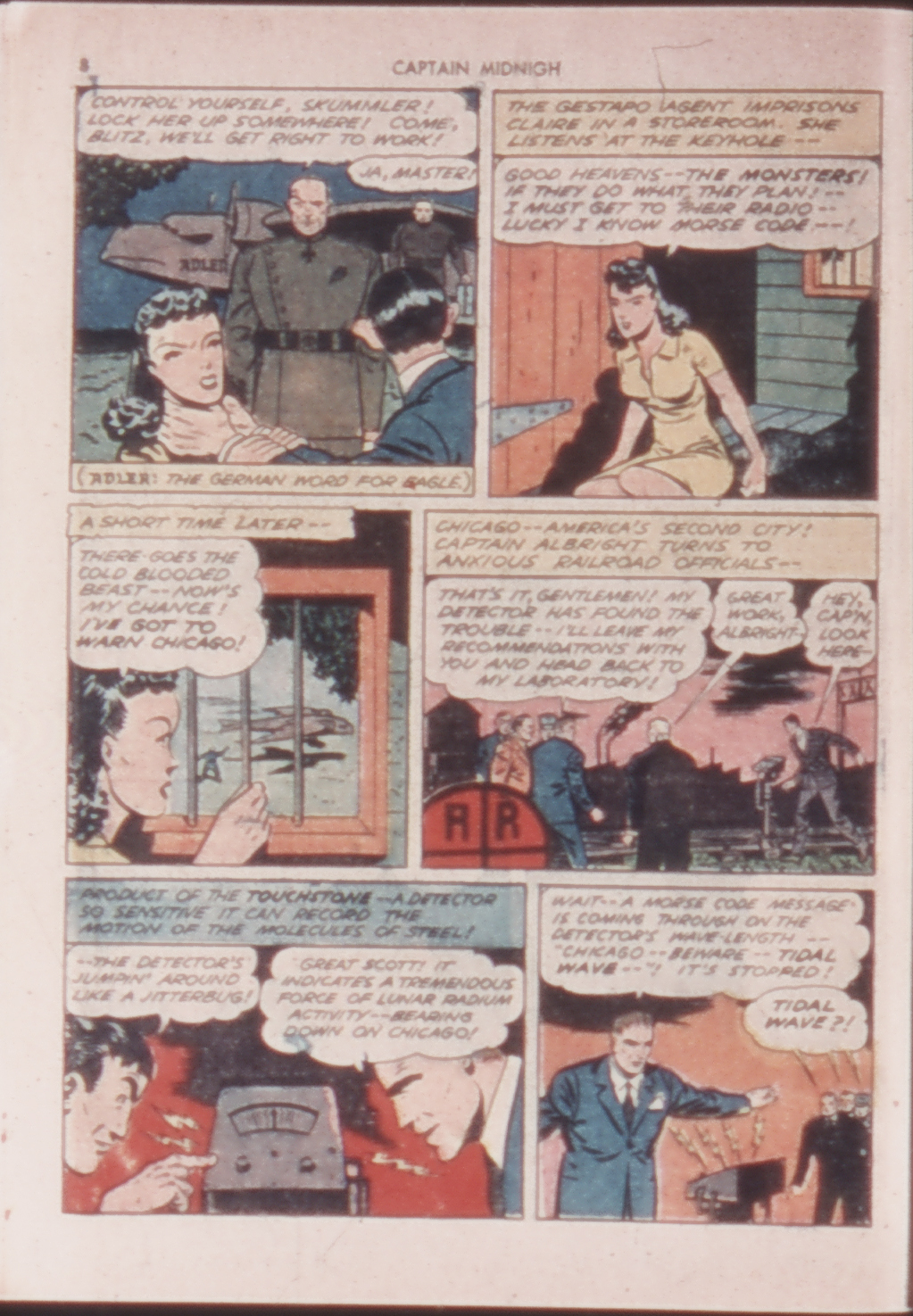 Read online Captain Midnight (1942) comic -  Issue #14 - 7