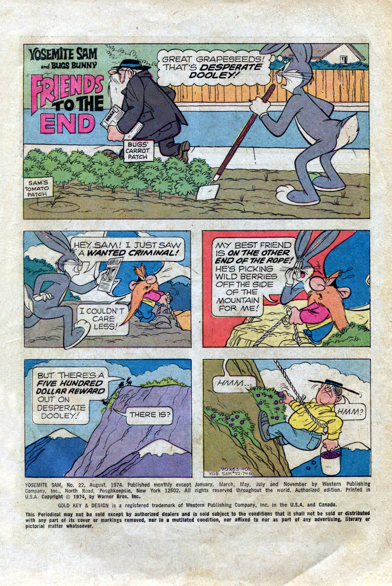 Read online Yosemite Sam and Bugs Bunny comic -  Issue #22 - 3