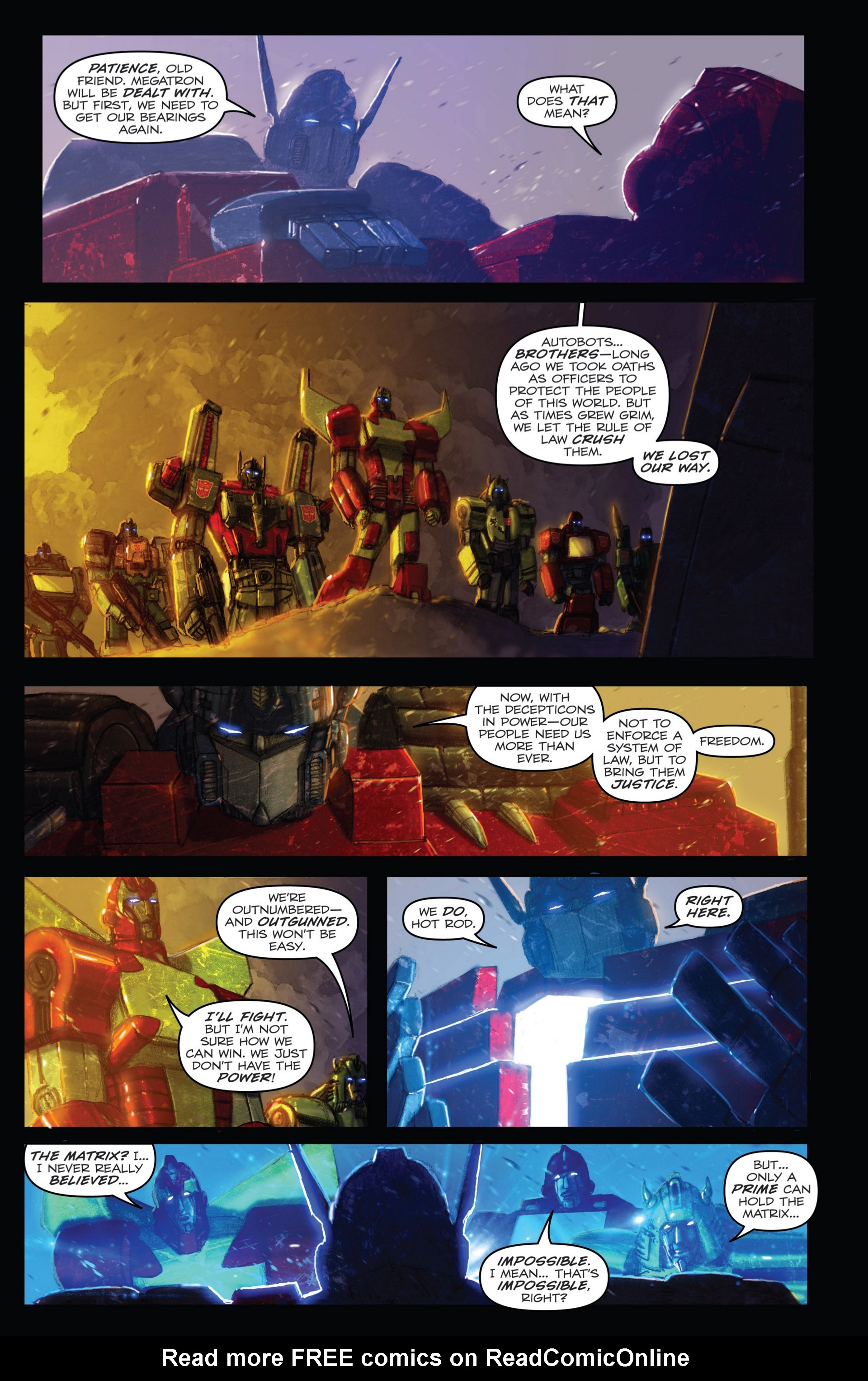 Read online Transformers: Autocracy comic -  Issue # Full - 95