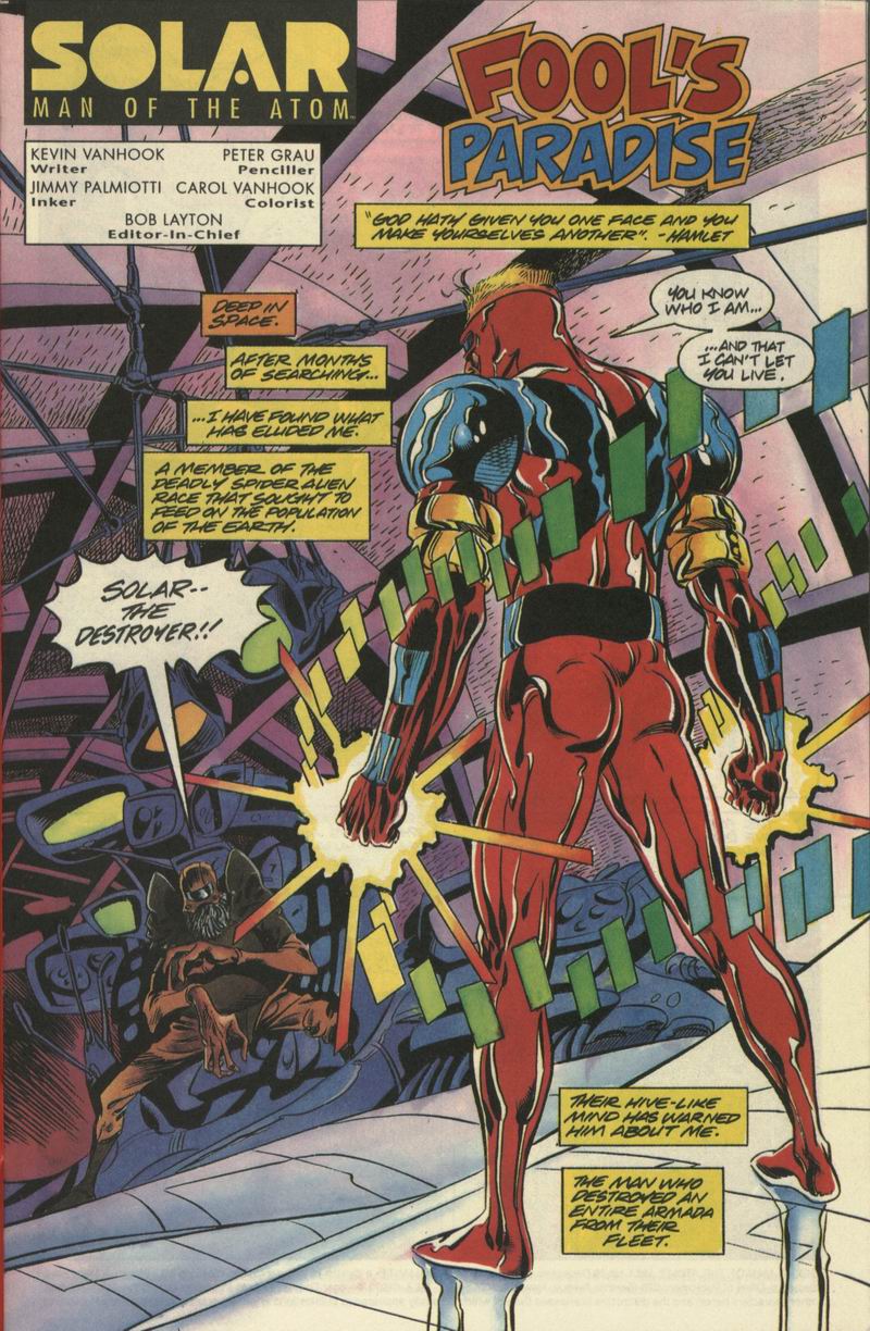 Read online Solar, Man of the Atom comic -  Issue #28 - 2